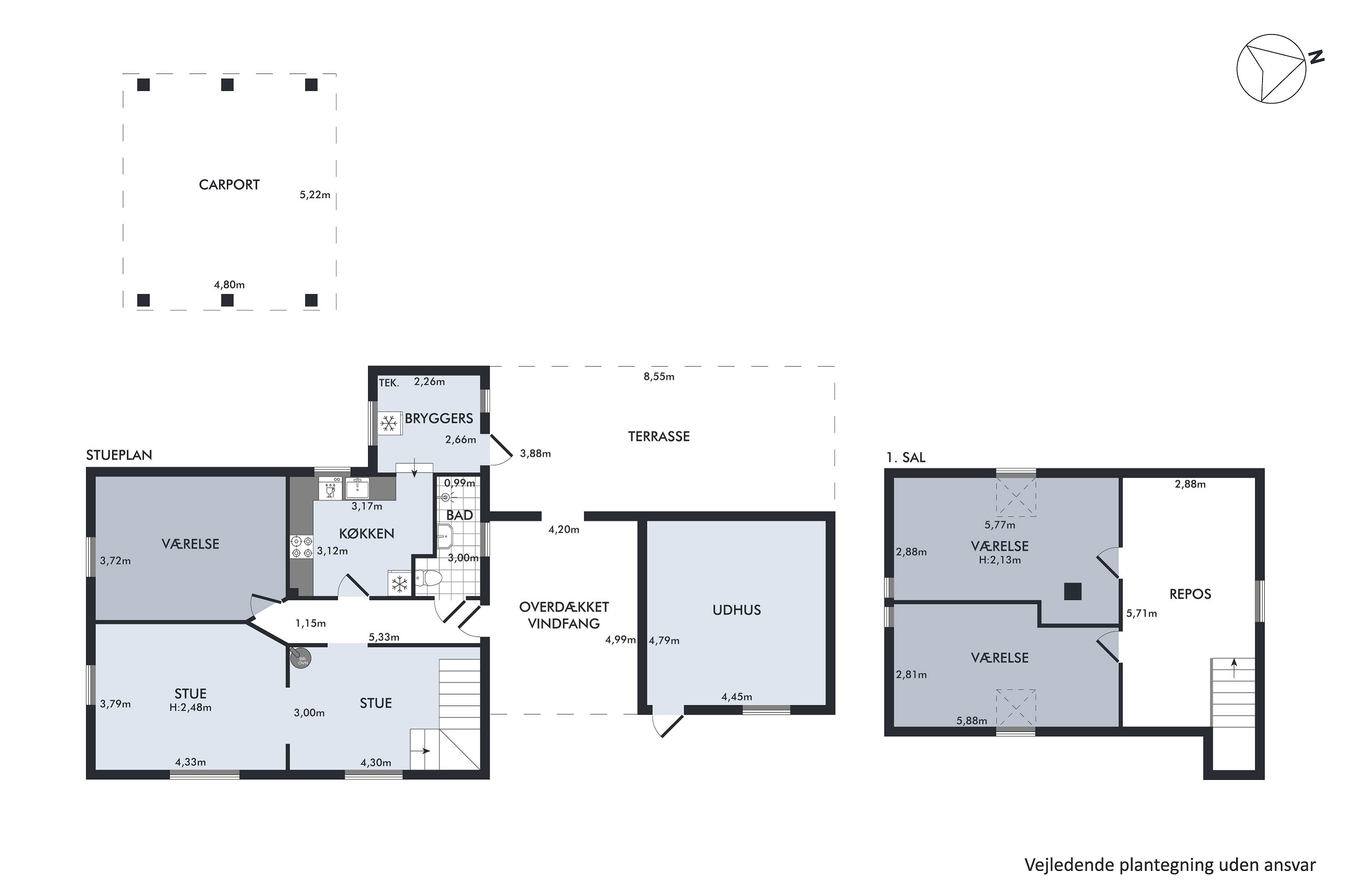Plantegninger billede af Kulbyvej 33, Kulby, 4270 Høng
