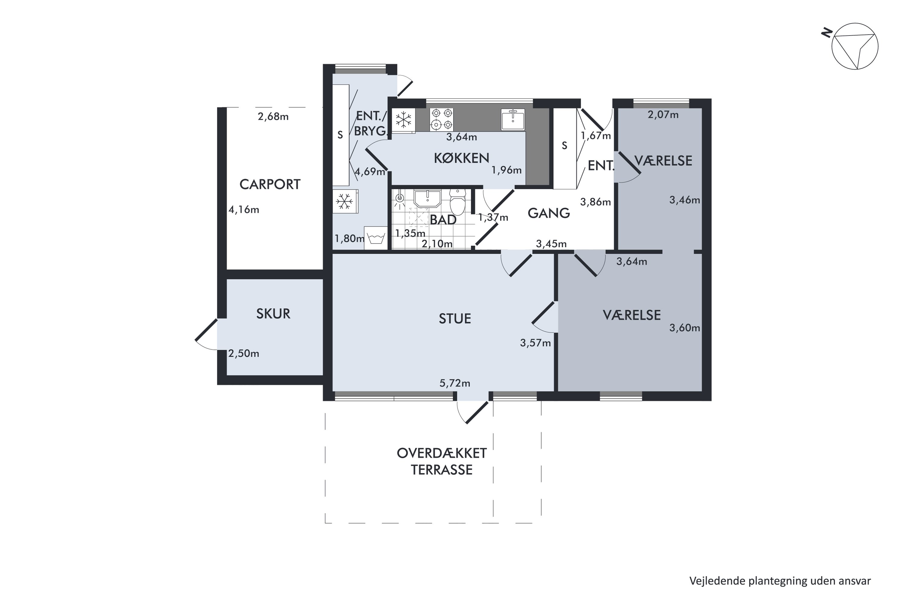 Plantegninger billede af Fuglebakken 192, Snestrup, 5210 Odense NV