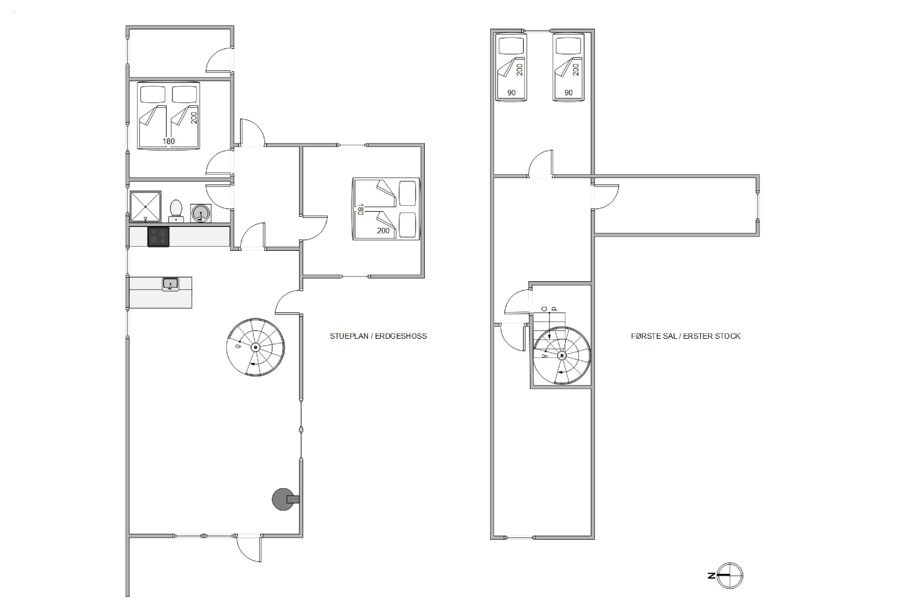 Plantegninger billede af Anker Eskildsens Vej 118, Nr Lyngvig, 6960 Hvide Sande