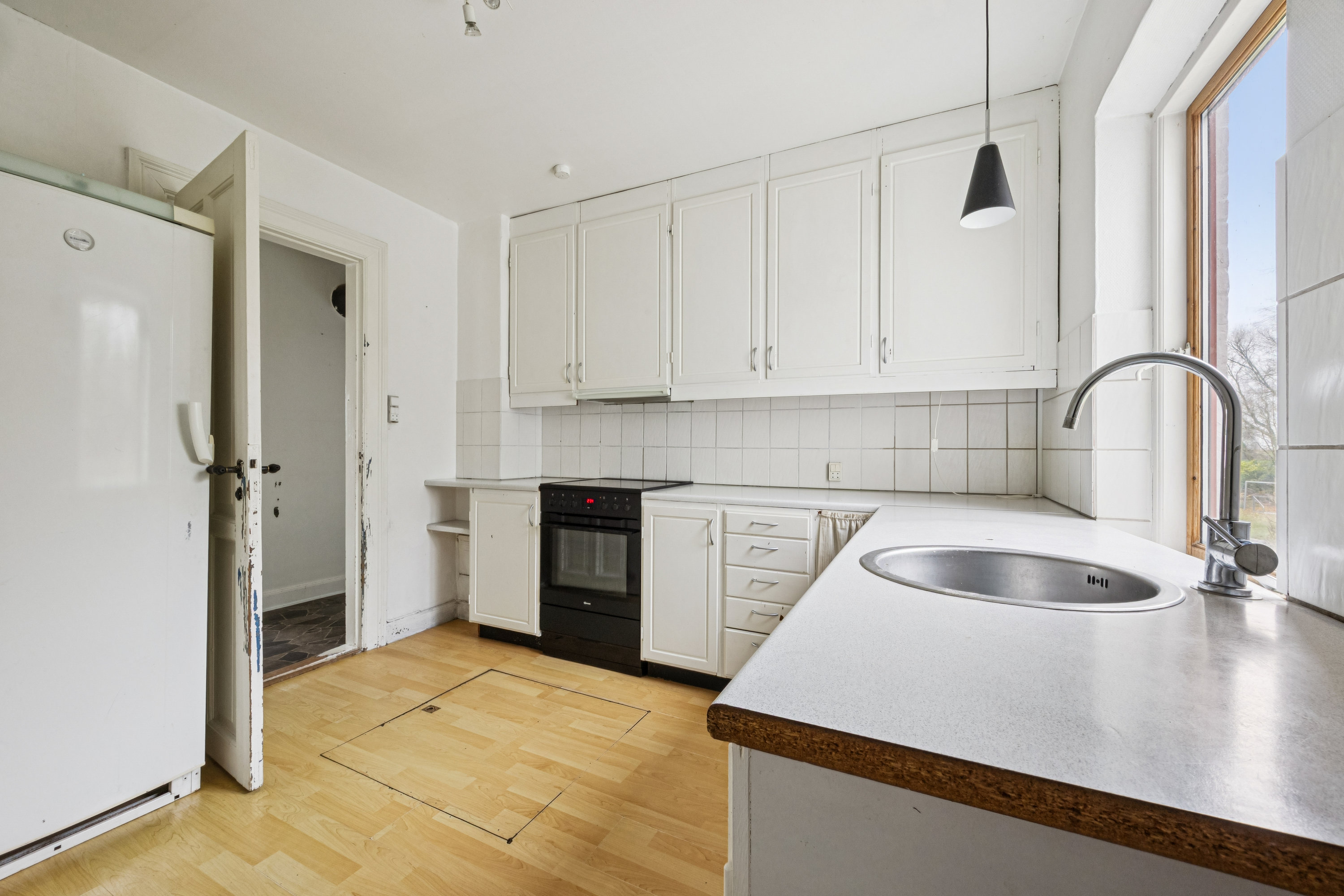 Fremhævet køkken billede i fuldskærmstilstand. Billede af Kulbyvej 33, Kulby, 4270 Høng