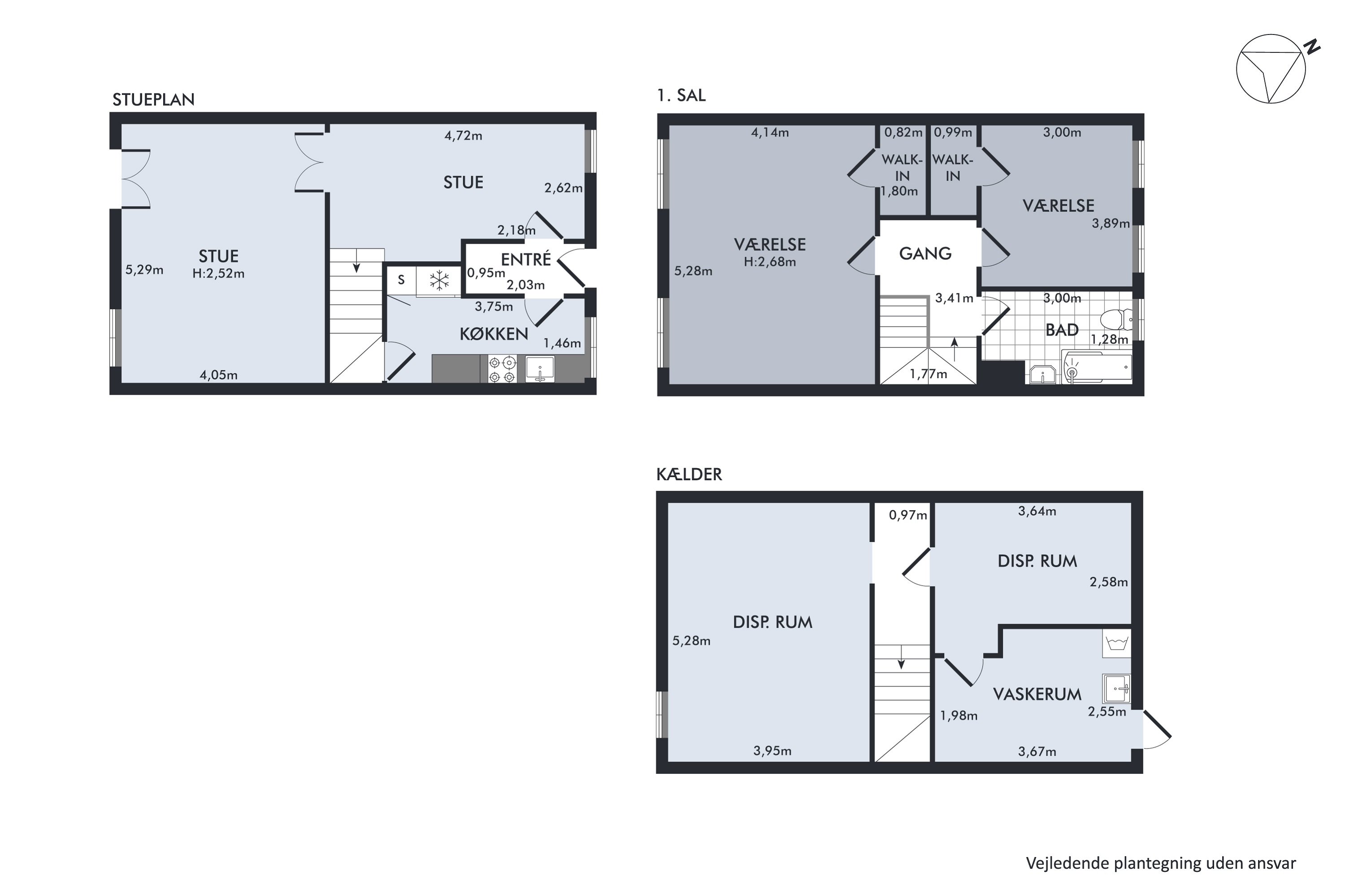 Plantegninger billede af Phistersvej 2D, 2900 Hellerup