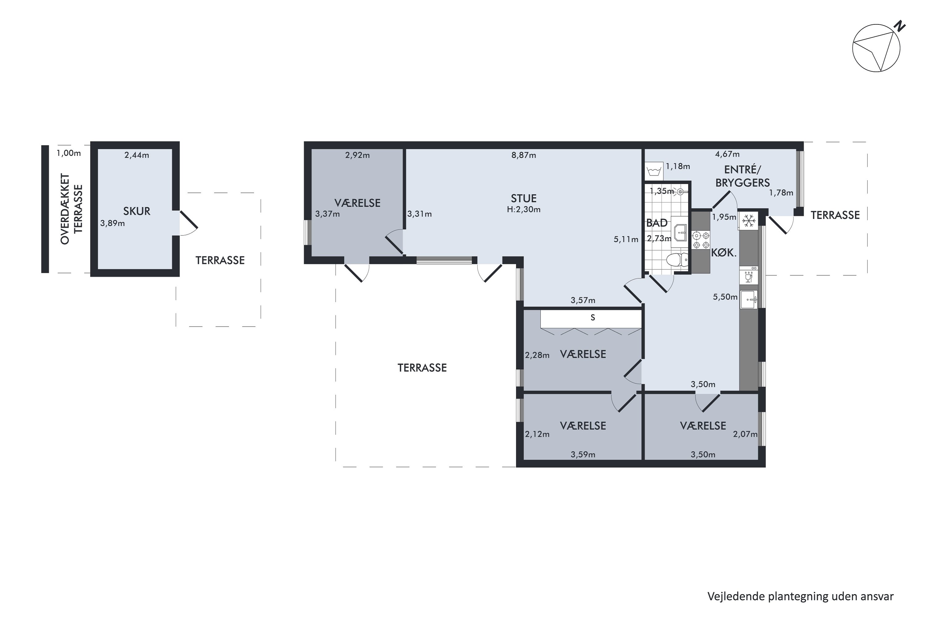 Plantegninger billede af Hjejlebakken 96, Snestrup, 5210 Odense NV