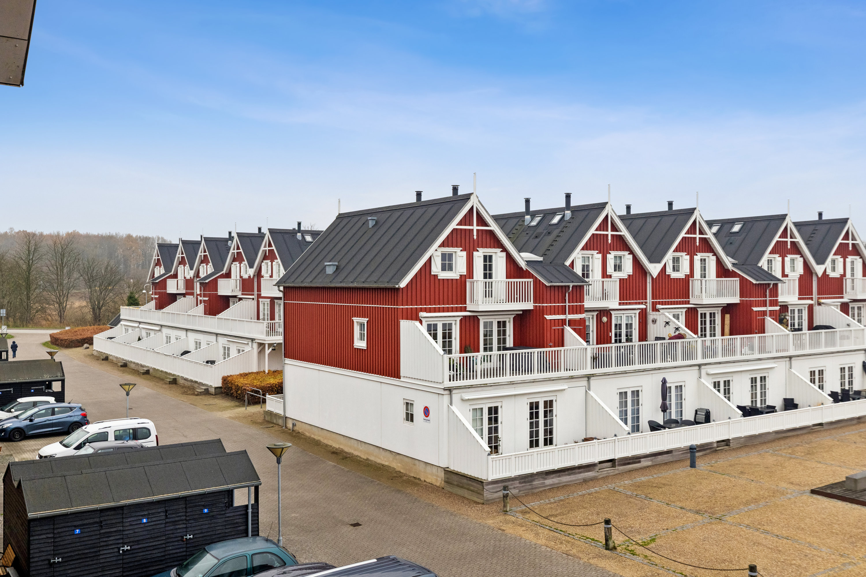 Fremhævet luftfoto billede i fuldskærmstilstand. Billede af Østersøvej 8, st.. th., 6300 Gråsten