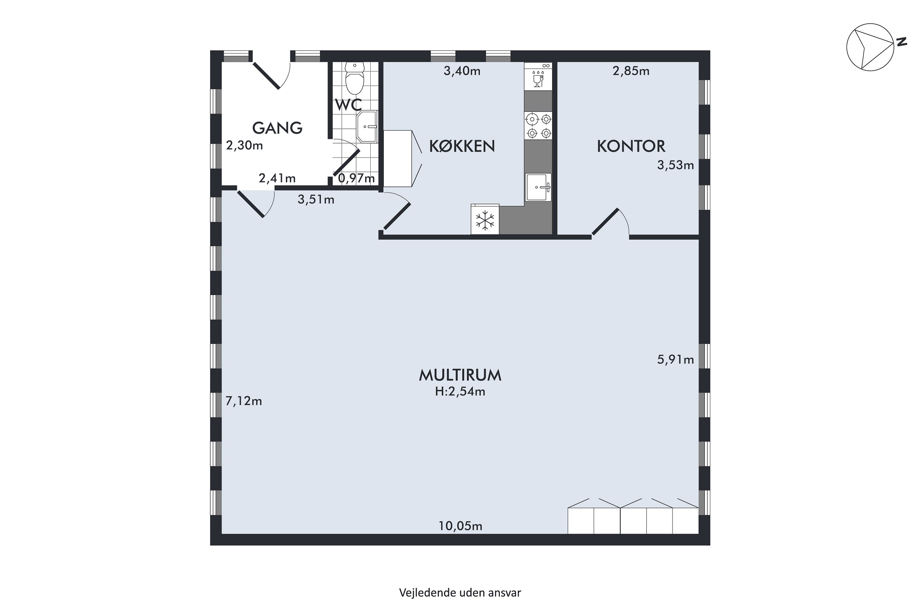 Plantegninger billede af Amtsvejen 40, Nybøl, 6400 Sønderborg