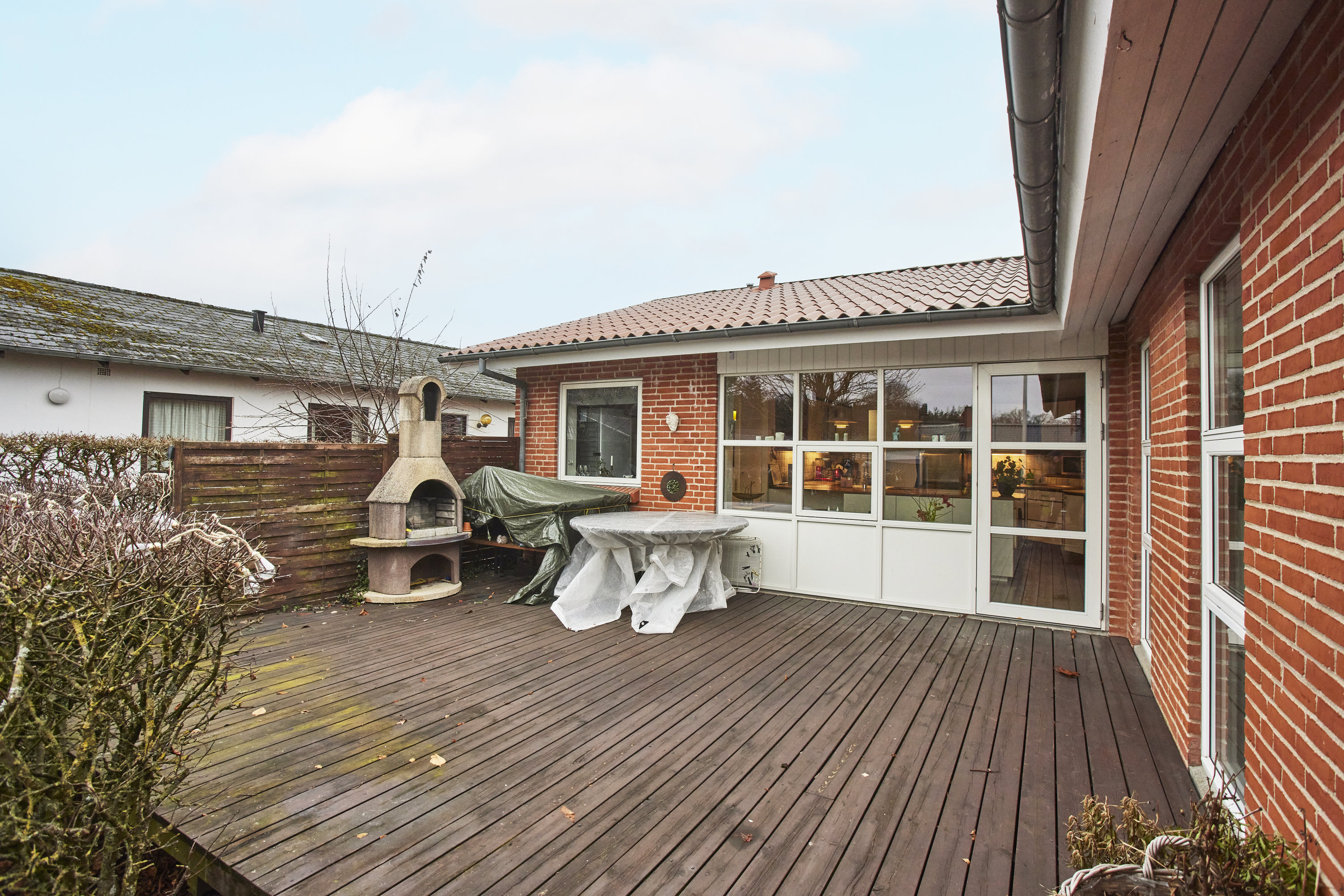 Fremhævet terrasse billede i fuldskærmstilstand. Billede af Finderupvej 27, 8800 Viborg