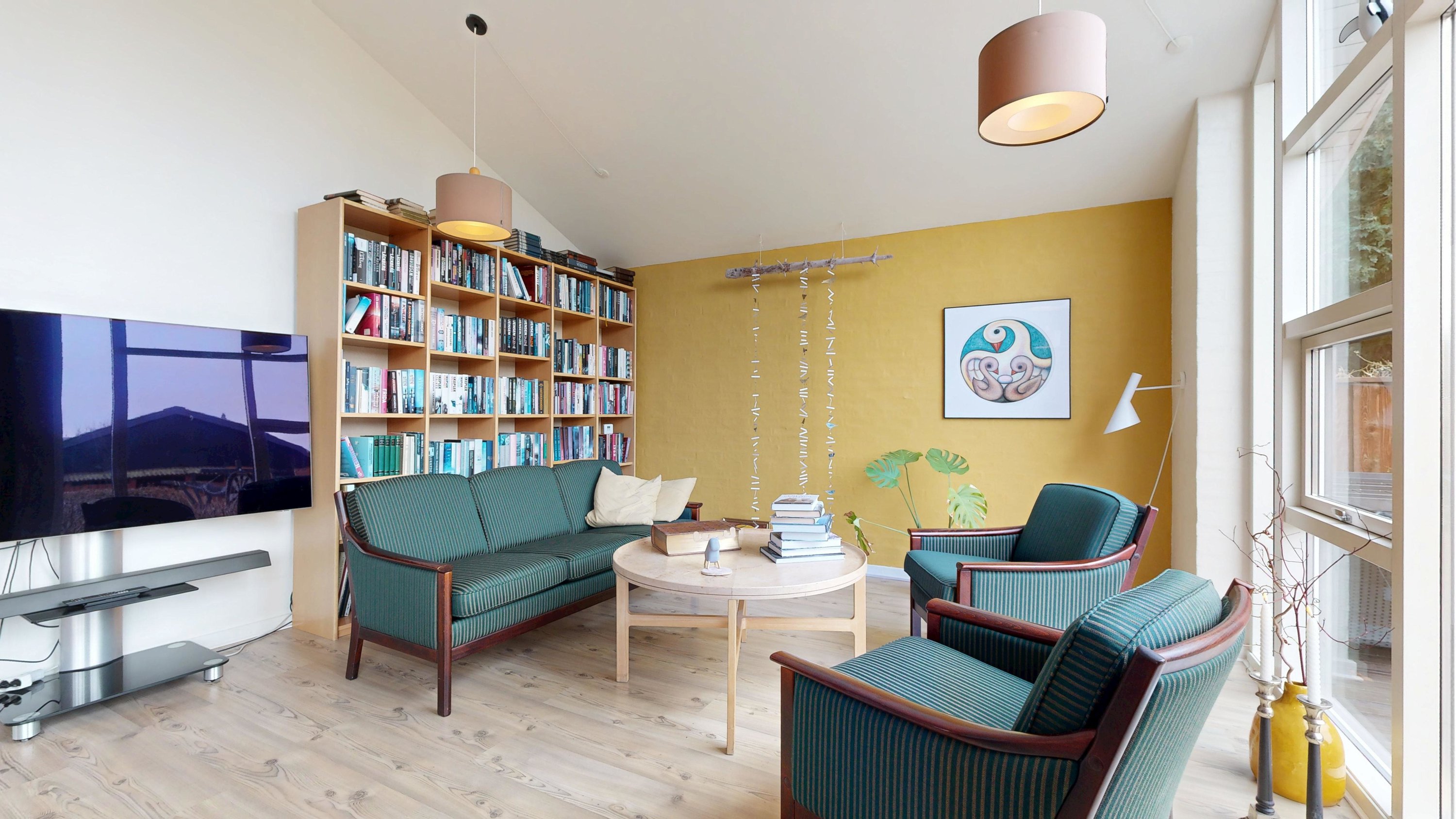 Fremhævet stue billede i fuldskærmstilstand. Billede af Finderupvej 27, 8800 Viborg