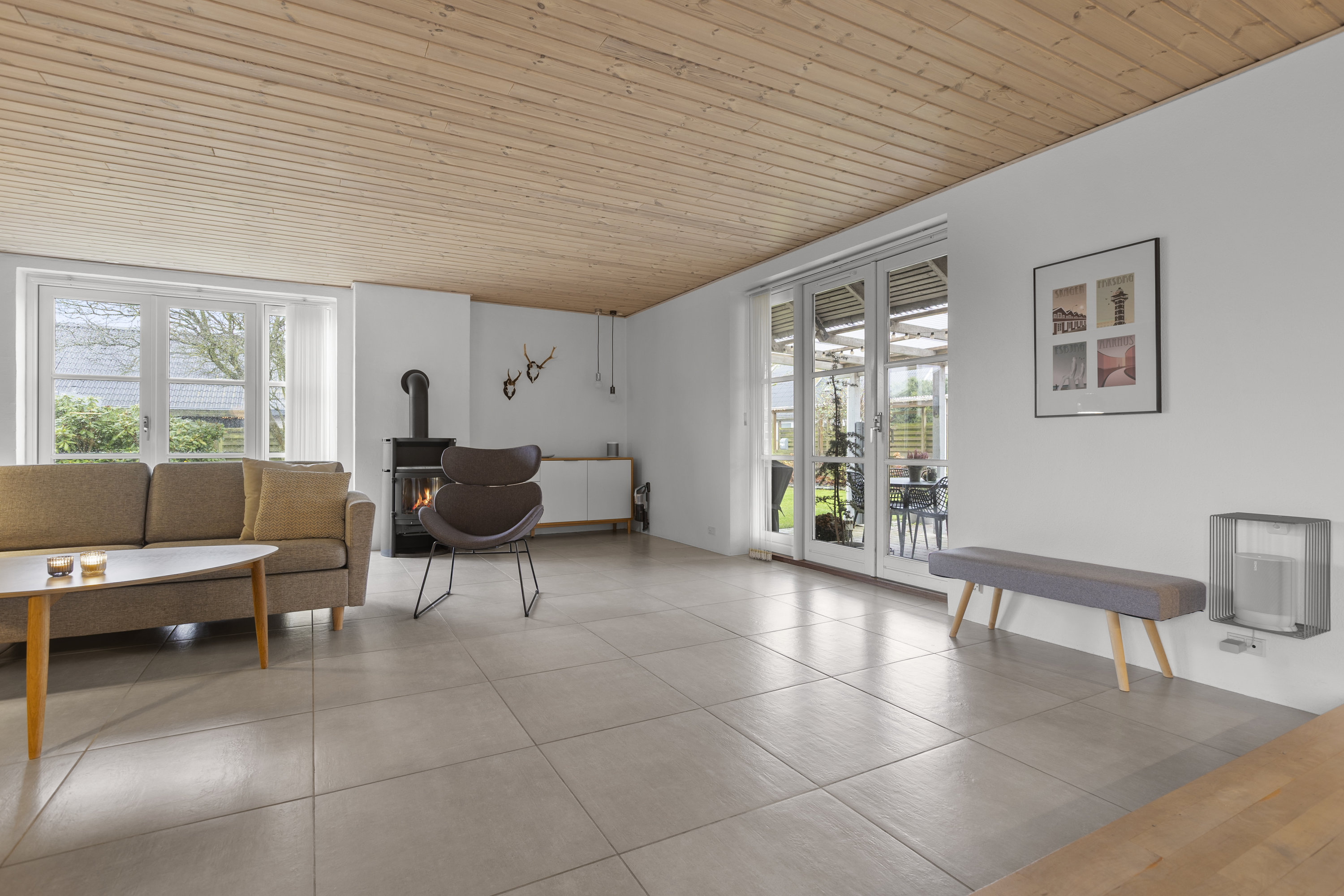 Fremhævet stue billede i fuldskærmstilstand. Billede af Tjørnevænget 63, Sydbyen, 4220 Korsør