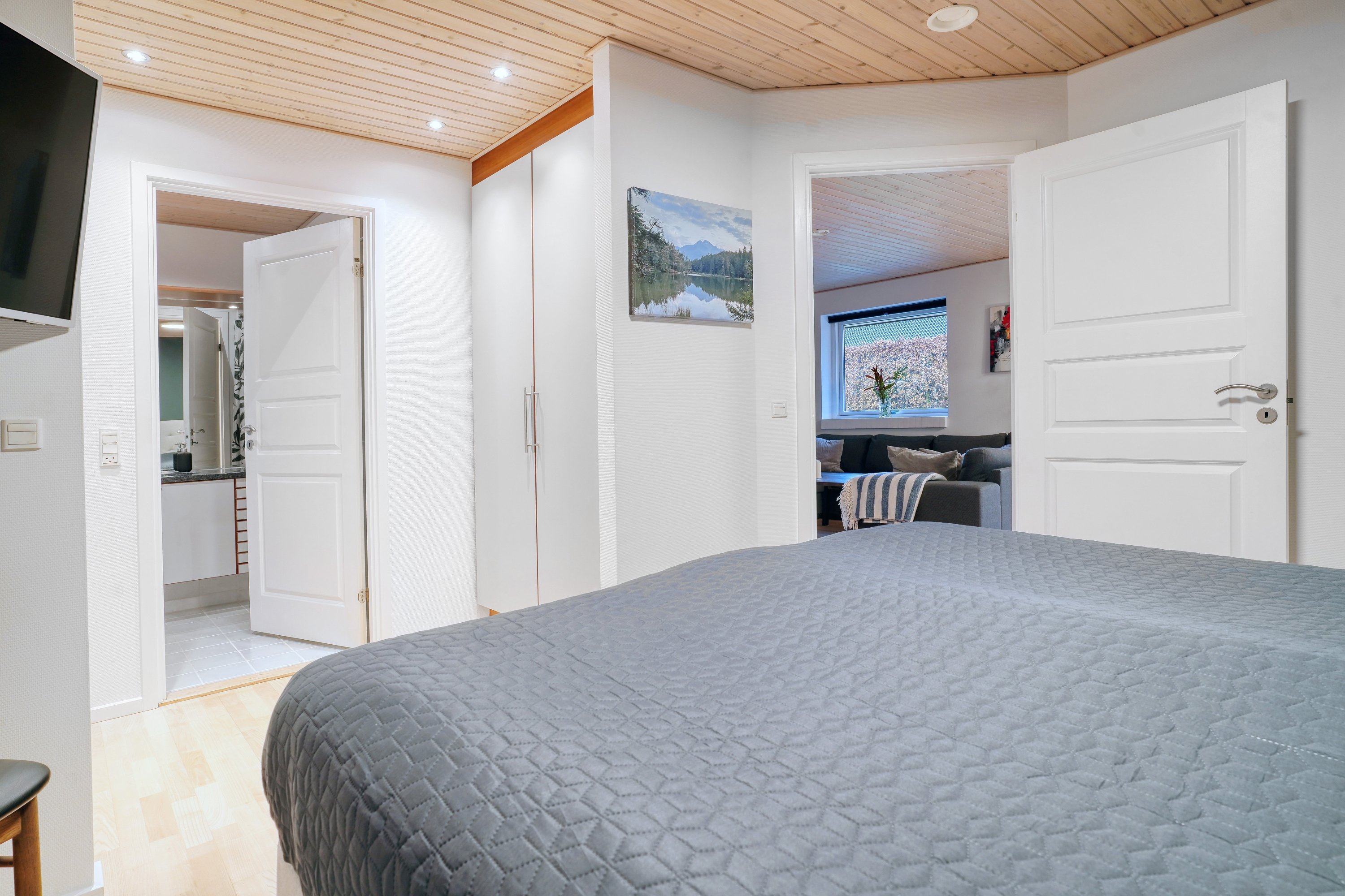 Fremhævet soveværelse billede i fuldskærmstilstand. Billede af Solvej 52, 3330 Gørløse