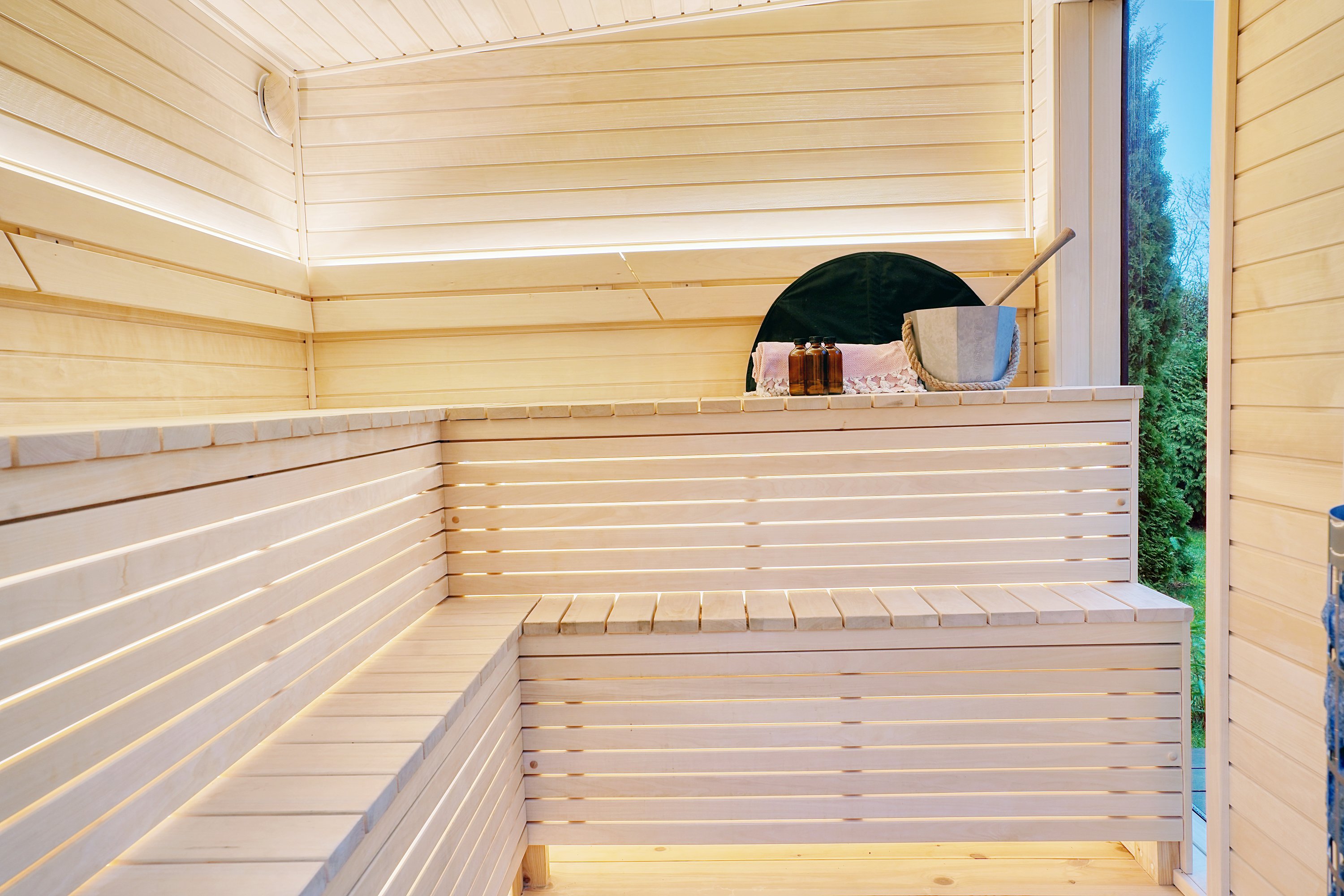 Fremhævet sauna billede i fuldskærmstilstand. Billede af Ellevej 6, 3400 Hillerød