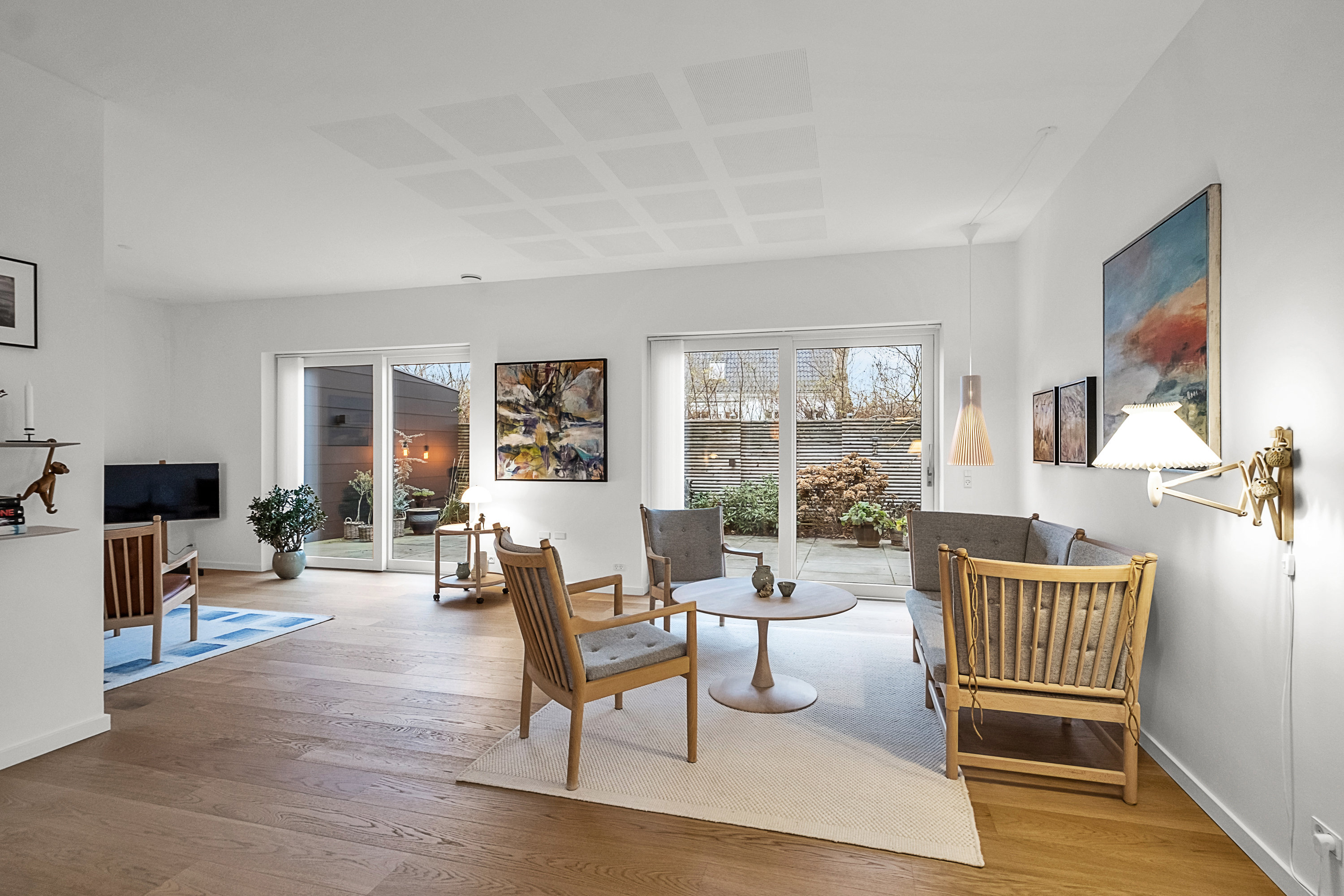 Fremhævet stue billede i fuldskærmstilstand. Billede af Elsted Kirkevej 14A, 8520 Lystrup