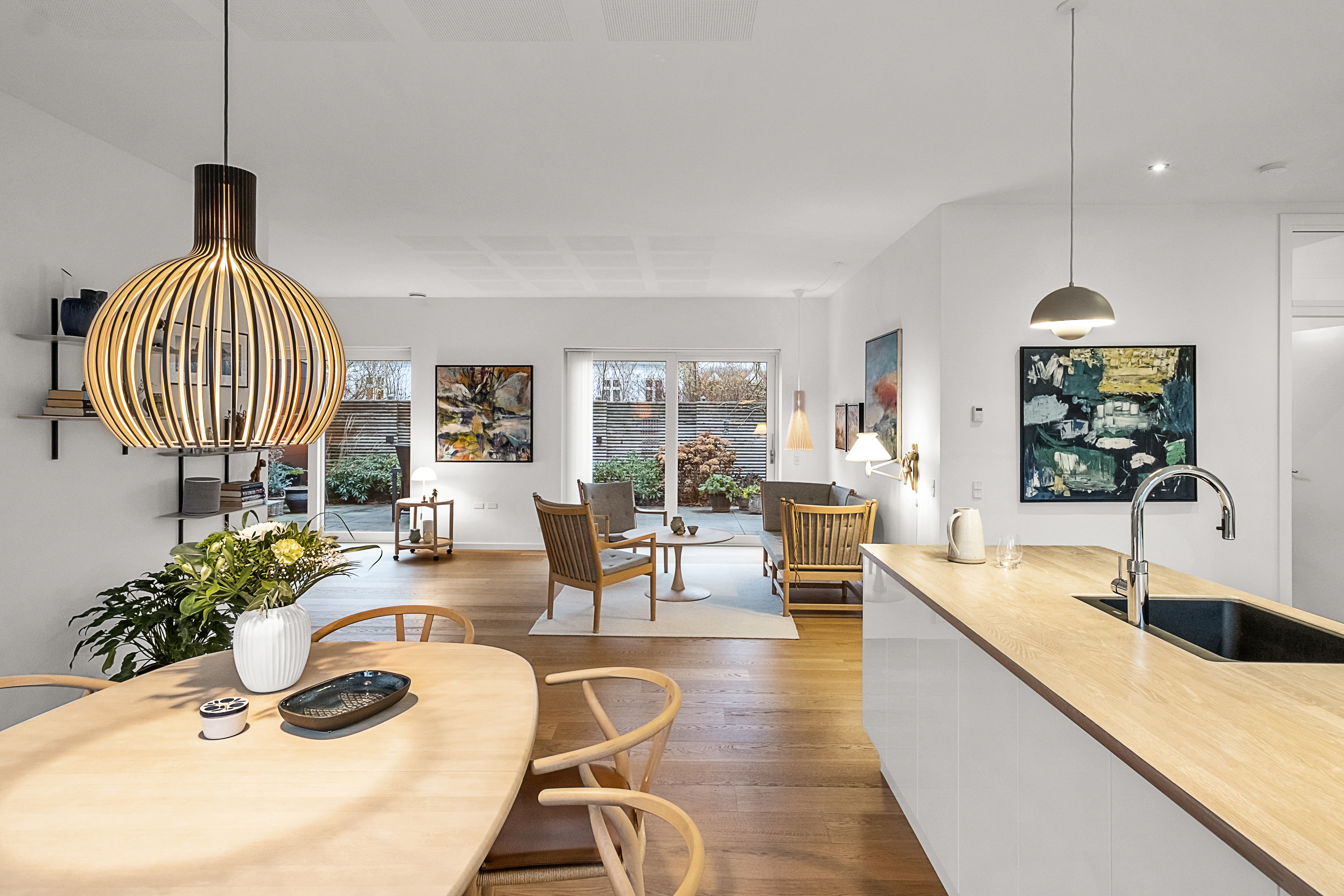 Fremhævet køkken alrum billede i fuldskærmstilstand. Billede af Elsted Kirkevej 14A, 8520 Lystrup