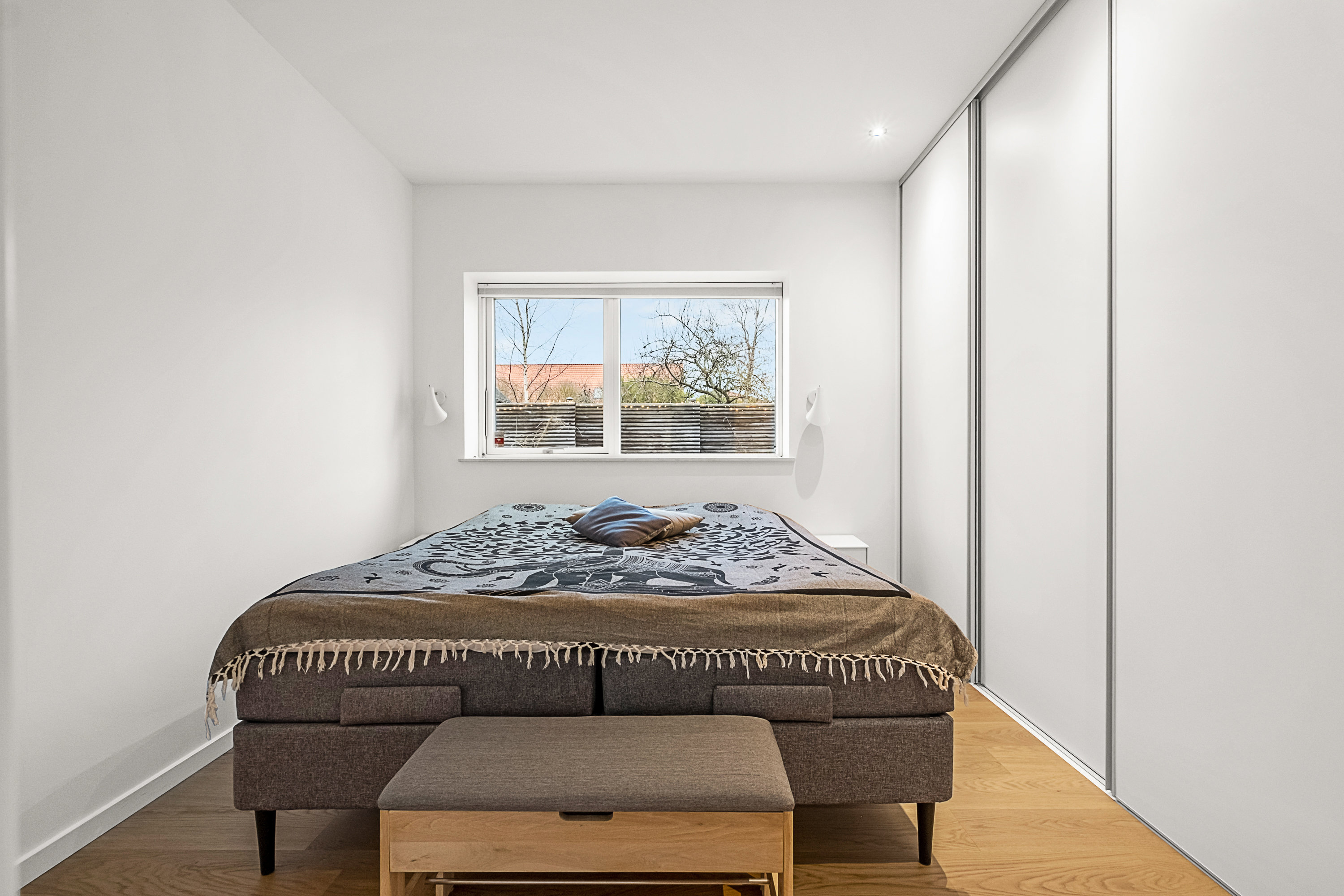 Fremhævet soveværelse billede i fuldskærmstilstand. Billede af Elsted Kirkevej 14A, 8520 Lystrup