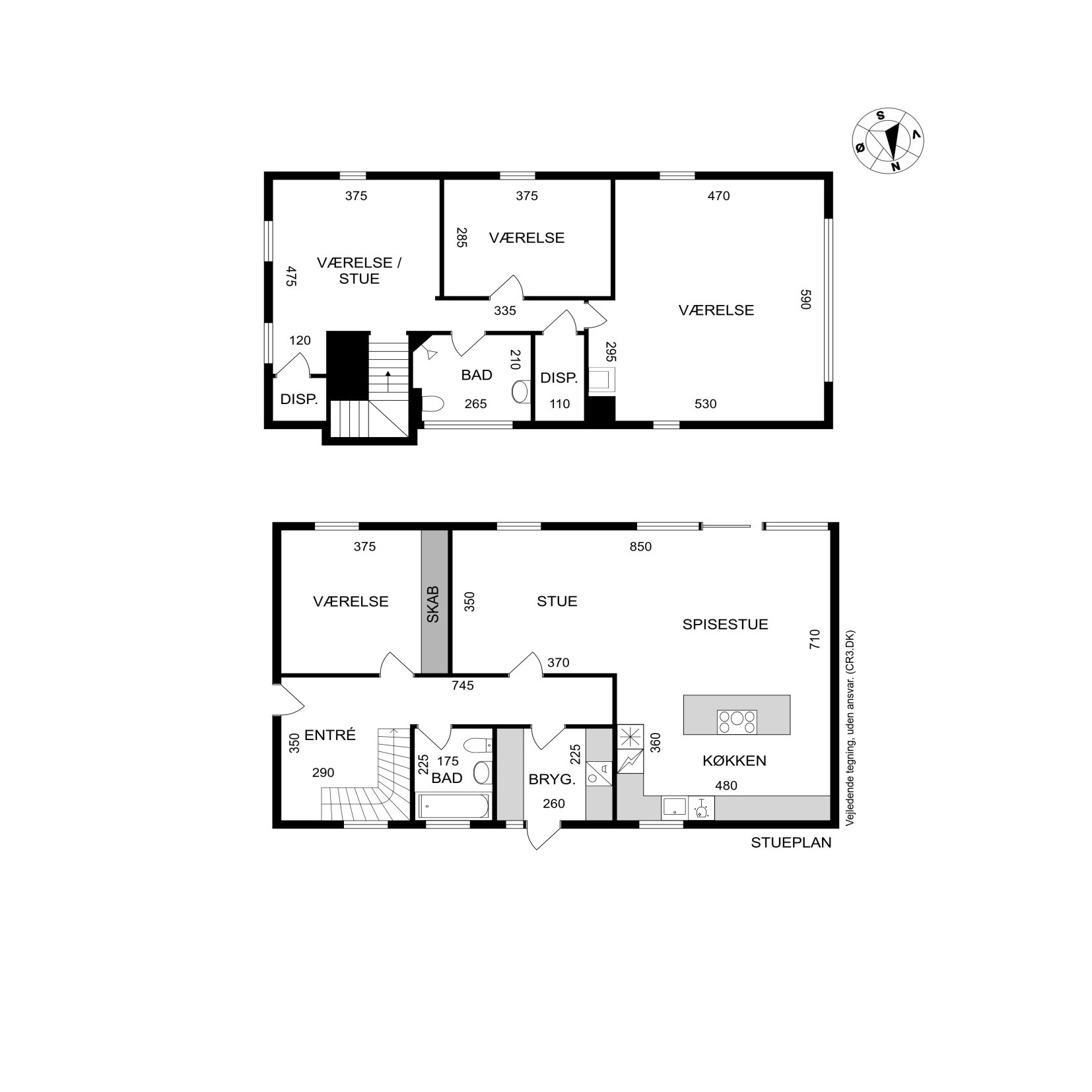 Plantegninger billede af Løngangsgade 42, 3400 Hillerød