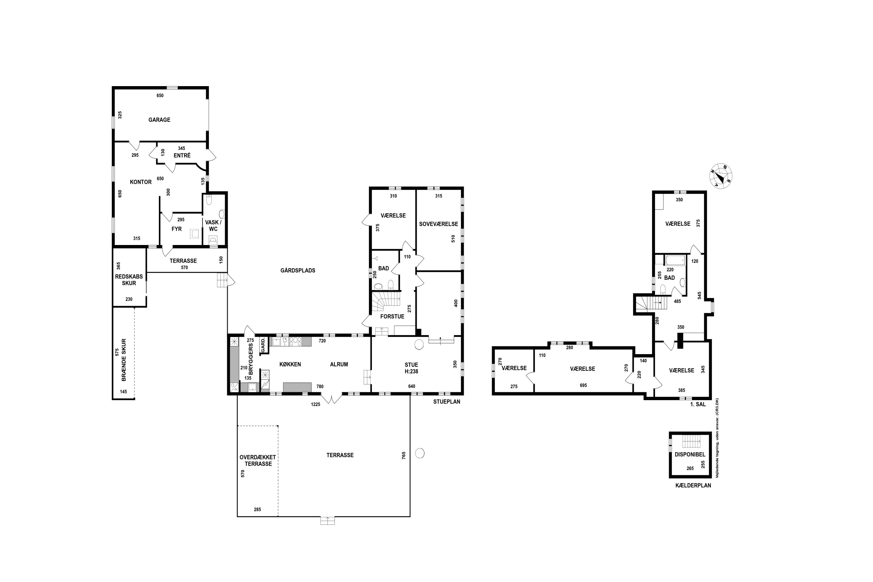 Plantegninger billede af Løvdalsvej 4, 3000 Helsingør