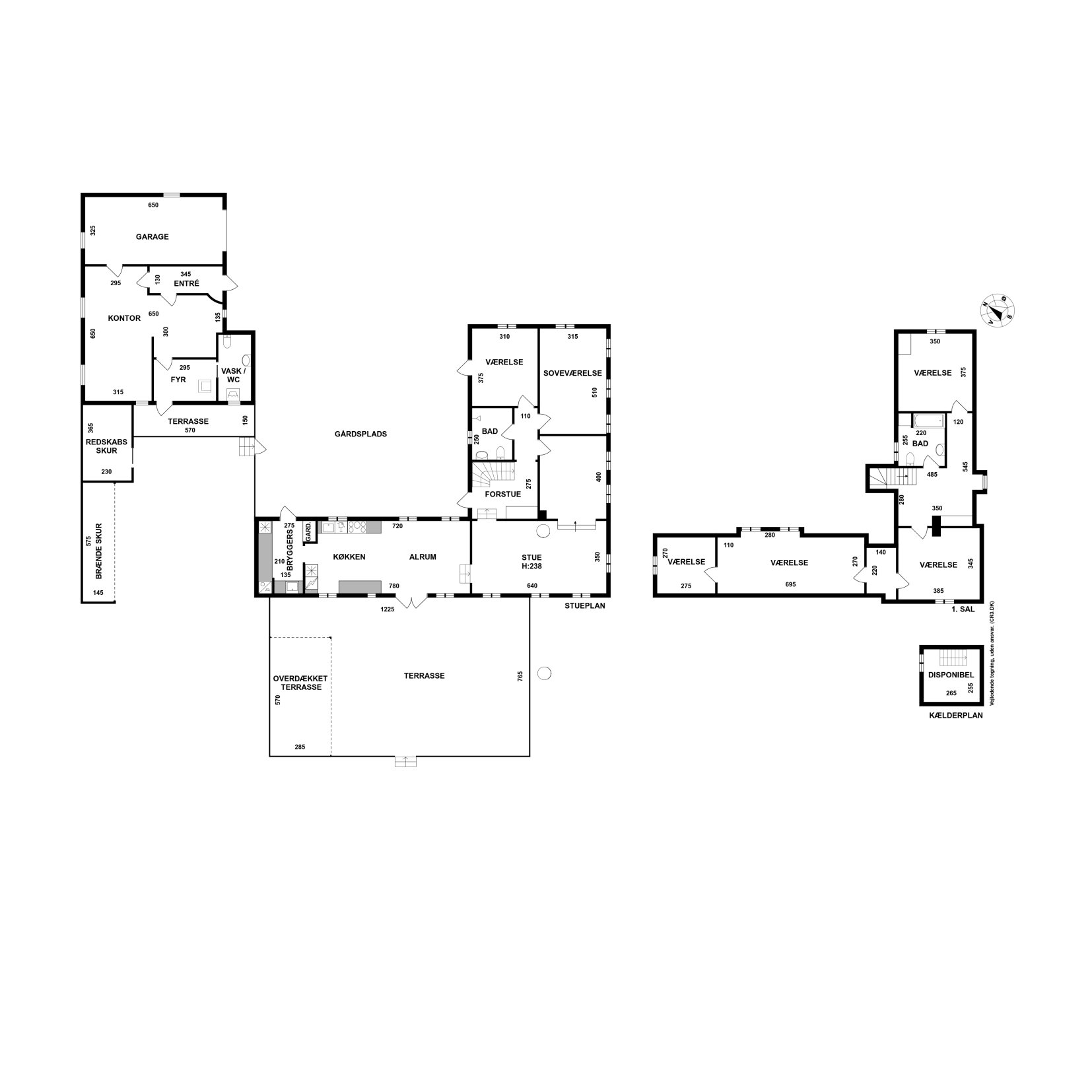 Plantegninger billede af Løvdalsvej 4, 3000 Helsingør