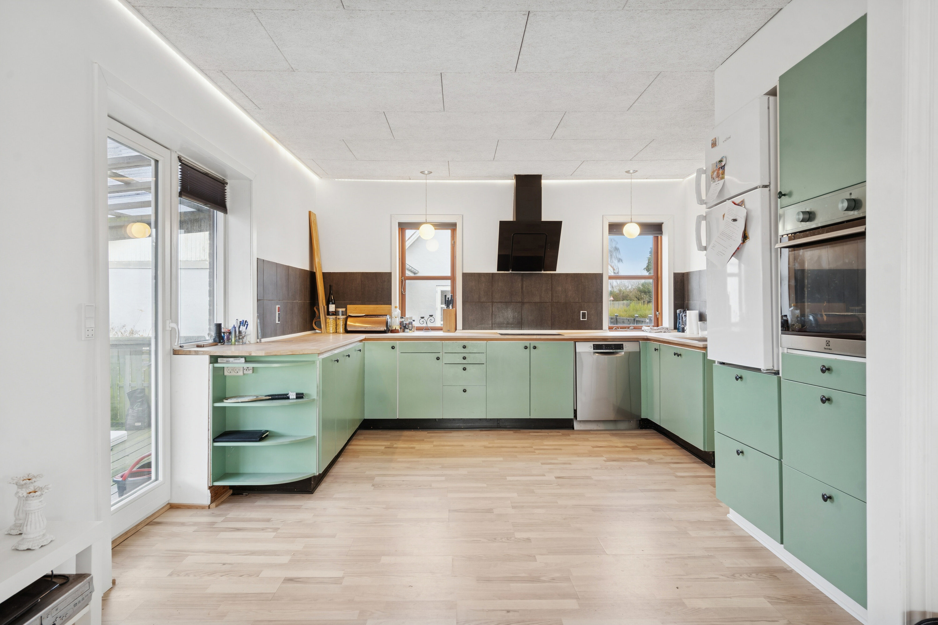 Fremhævet køkken billede i fuldskærmstilstand. Billede af Albanivej 60, Nørre Lyndelse, 5792 Årslev