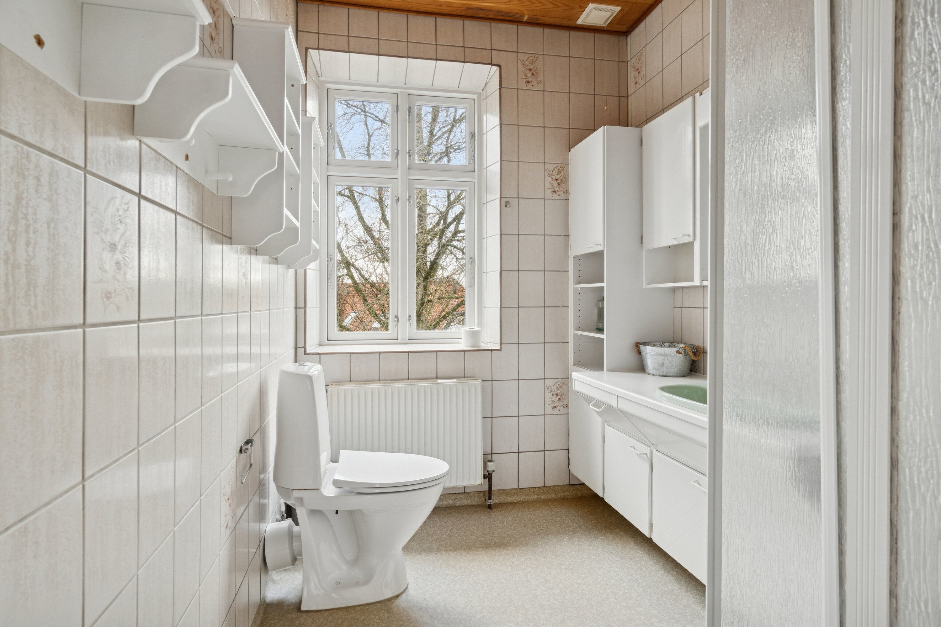 Fremhævet badeværelse billede i fuldskærmstilstand. Billede af Vestergade 27, 6040 Egtved