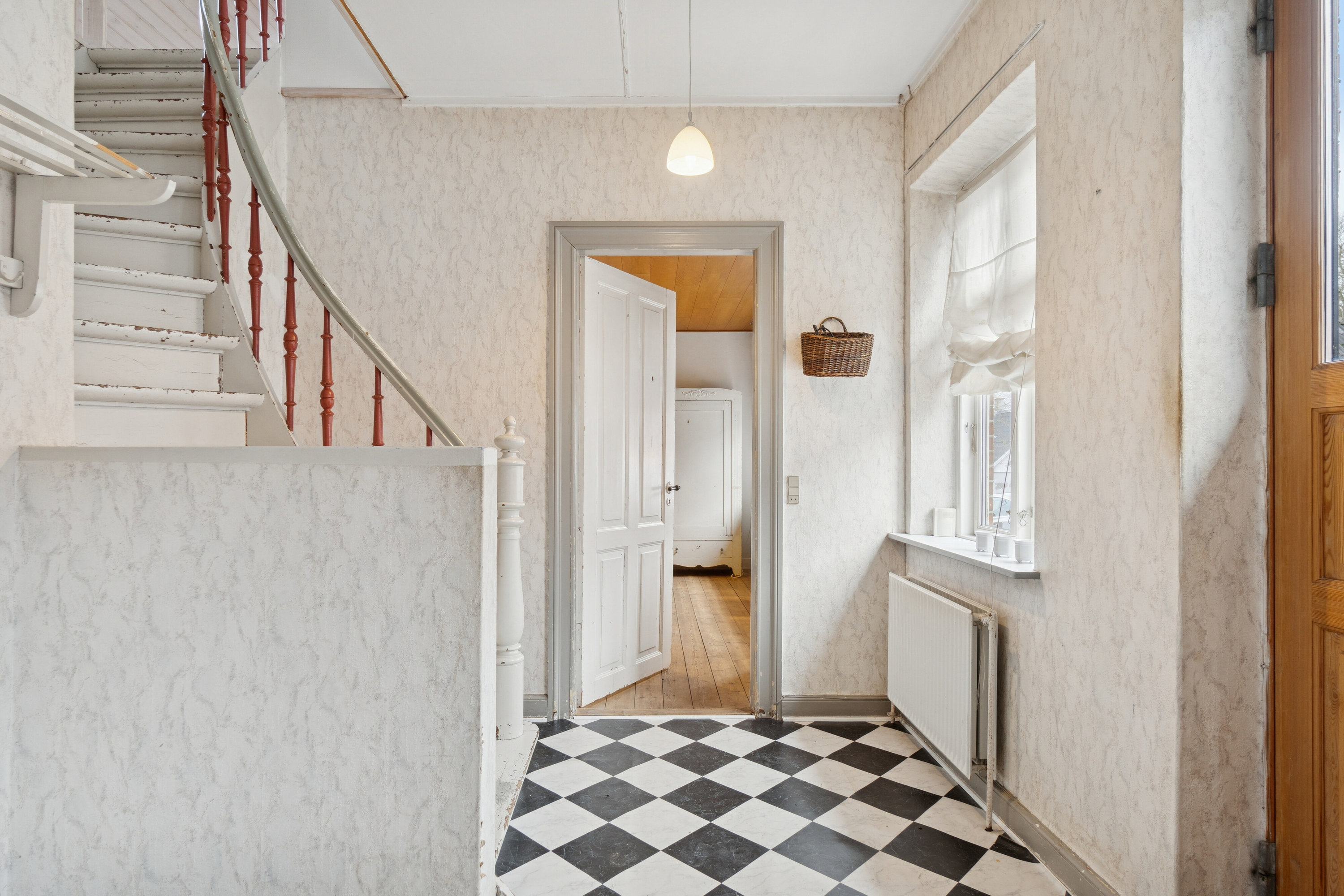 Fremhævet opgang billede i fuldskærmstilstand. Billede af Vestergade 27, 6040 Egtved