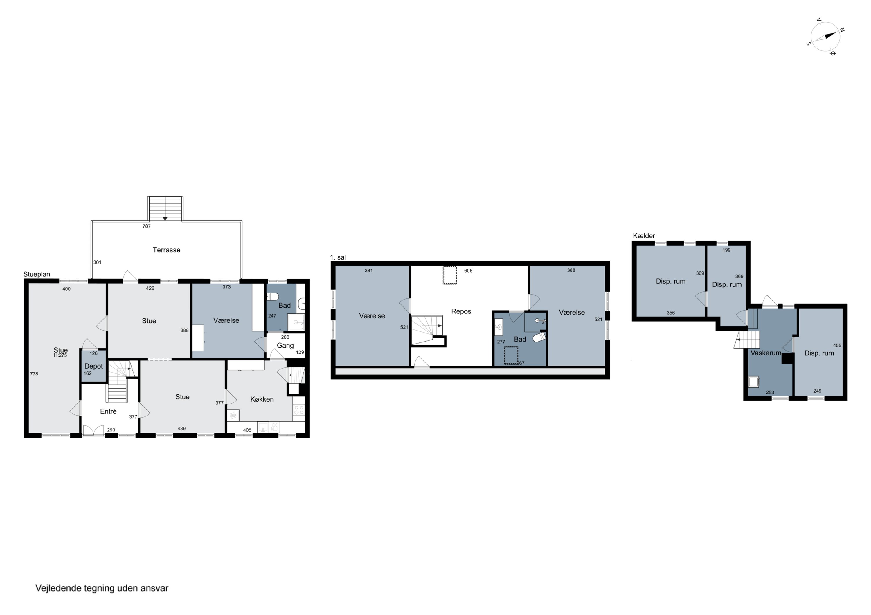 Plantegninger billede af Vestergade 27, 6040 Egtved