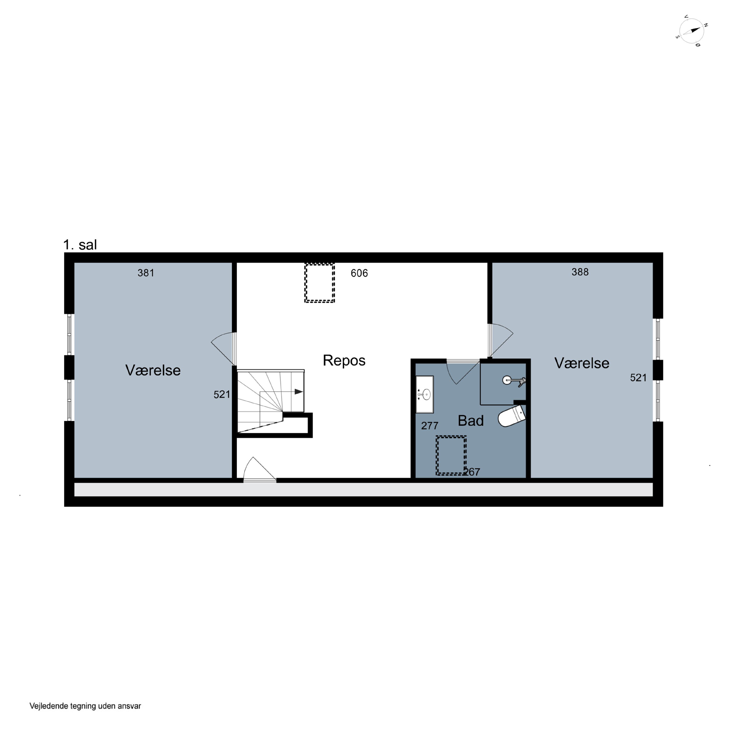 Plantegninger billede af Vestergade 27, 6040 Egtved