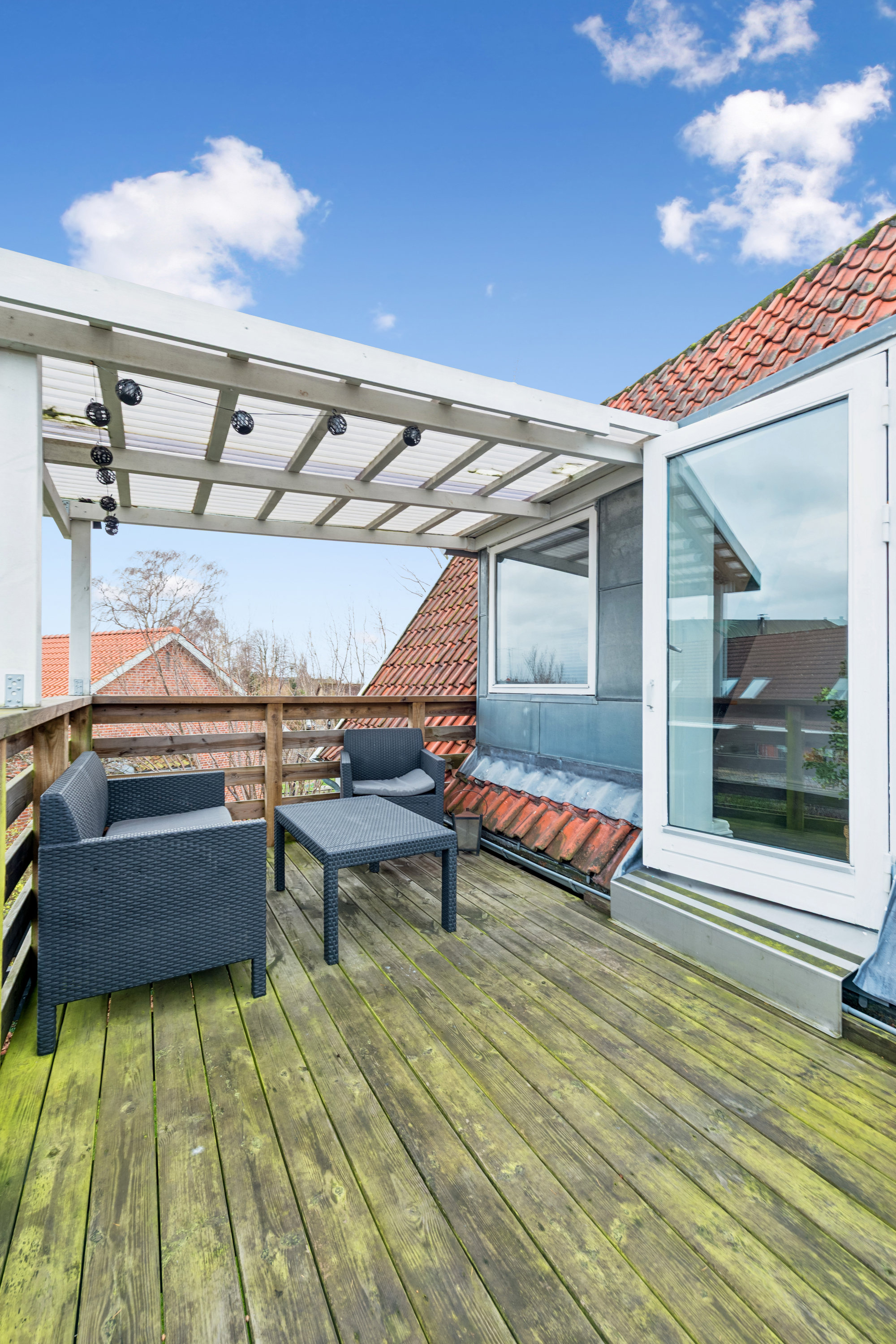 Fremhævet terrasse billede i fuldskærmstilstand. Billede af Boserupvej 3, 2700 Brønshøj