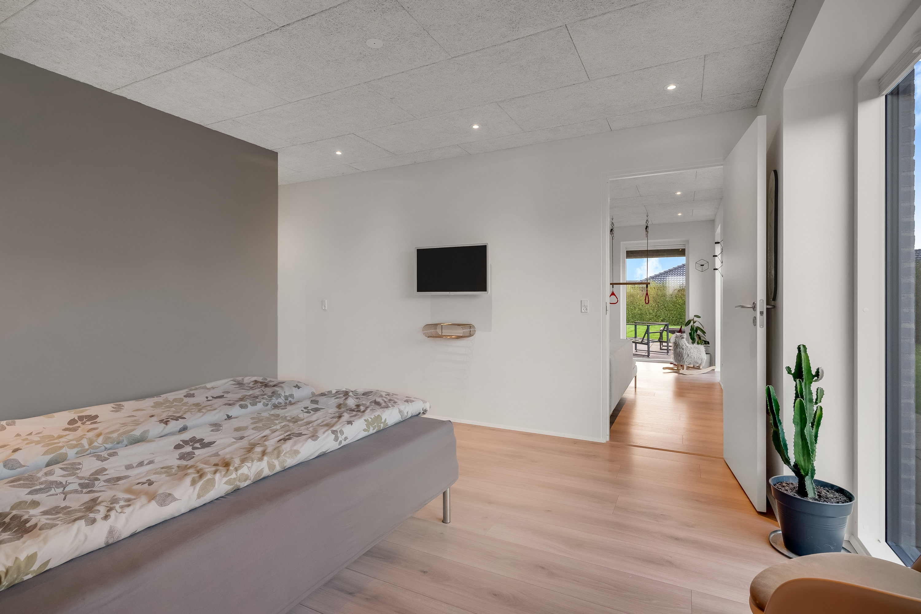 Fremhævet soveværelse billede i fuldskærmstilstand. Billede af Hvalfisken 67, Mejrup, 7500 Holstebro