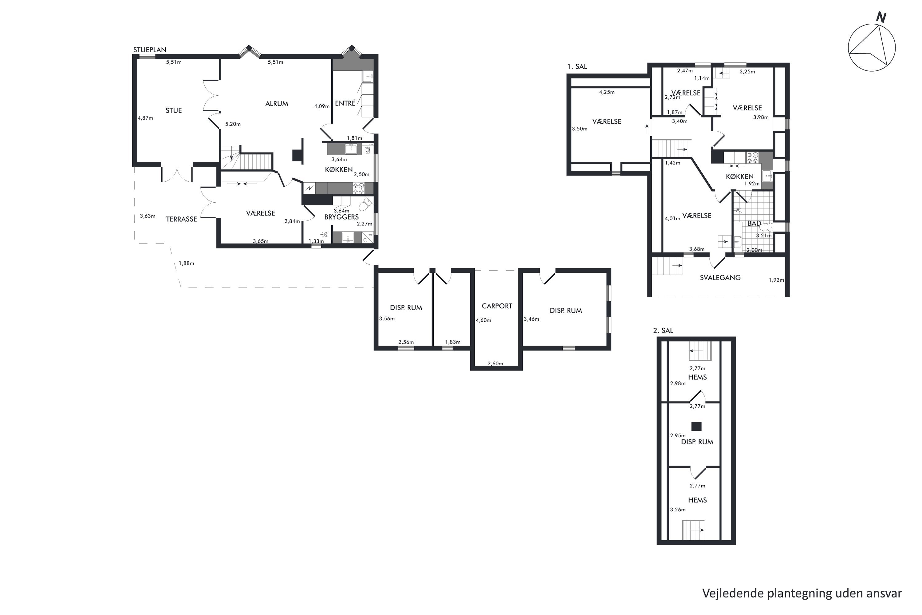 Plantegninger billede af Holstebrovej 167, 8800 Viborg