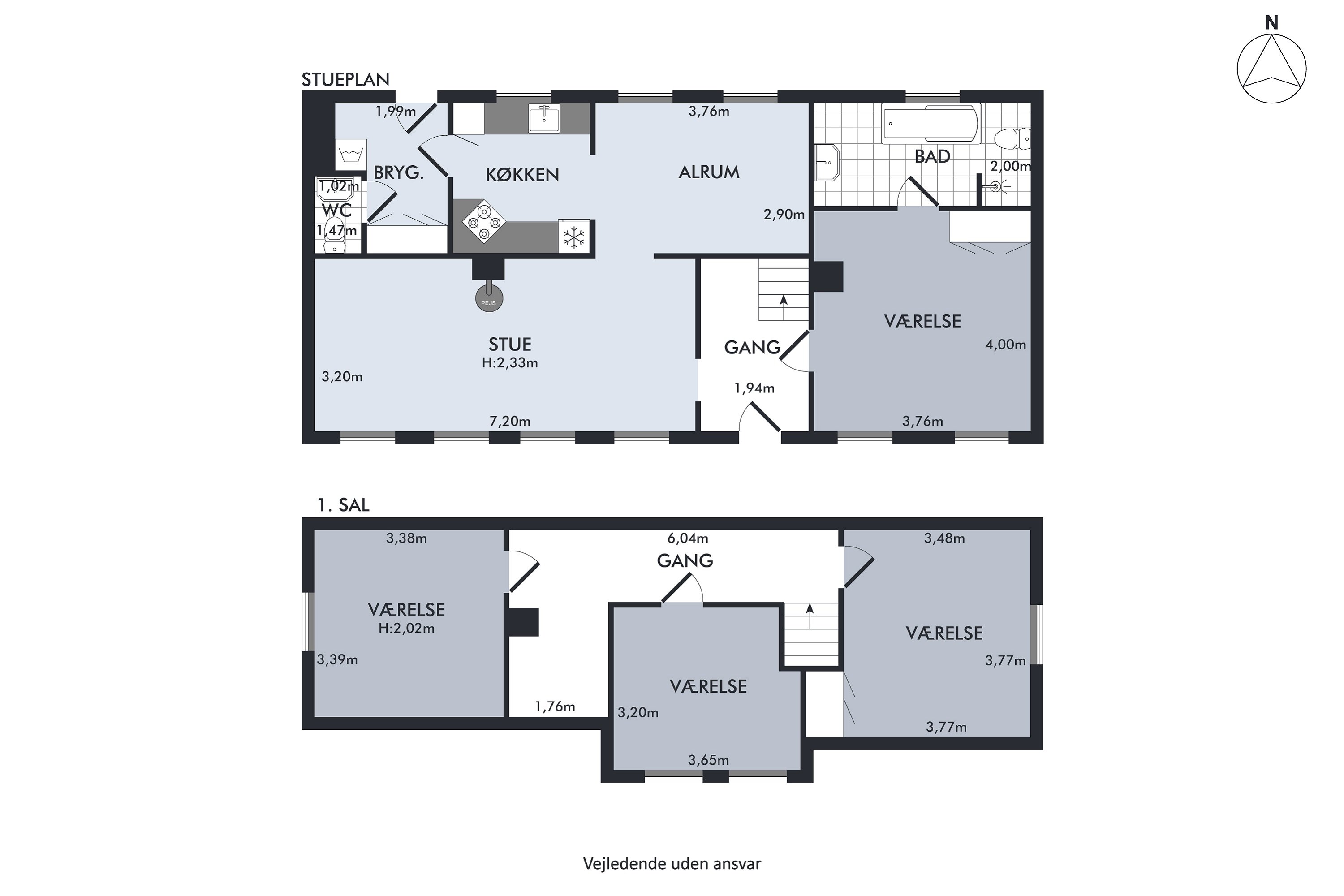 Plantegninger billede af Gl Færgevej 39, Alnor, 6300 Gråsten