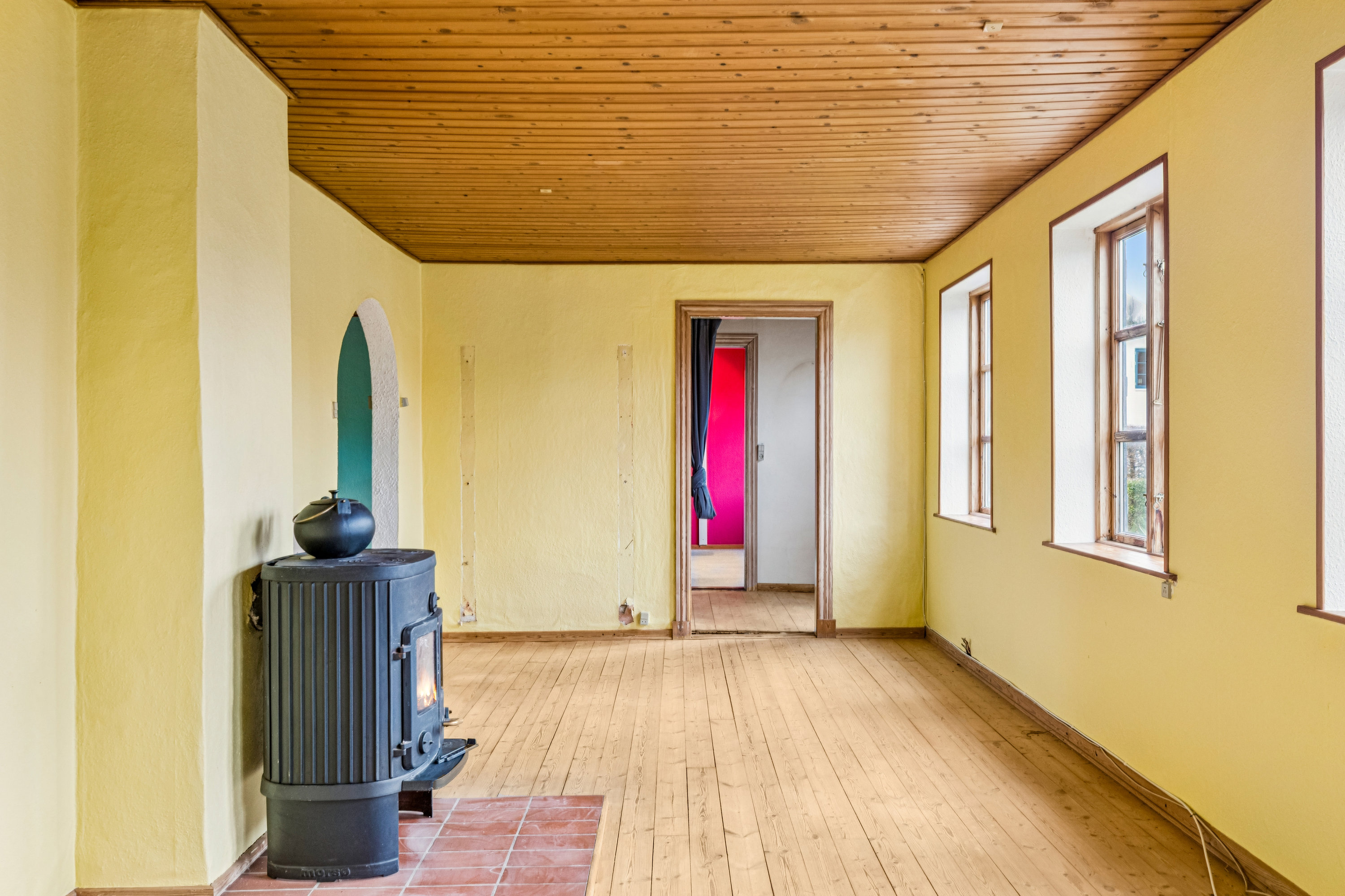 Fremhævet stue billede i fuldskærmstilstand. Billede af Gl Færgevej 39, Alnor, 6300 Gråsten