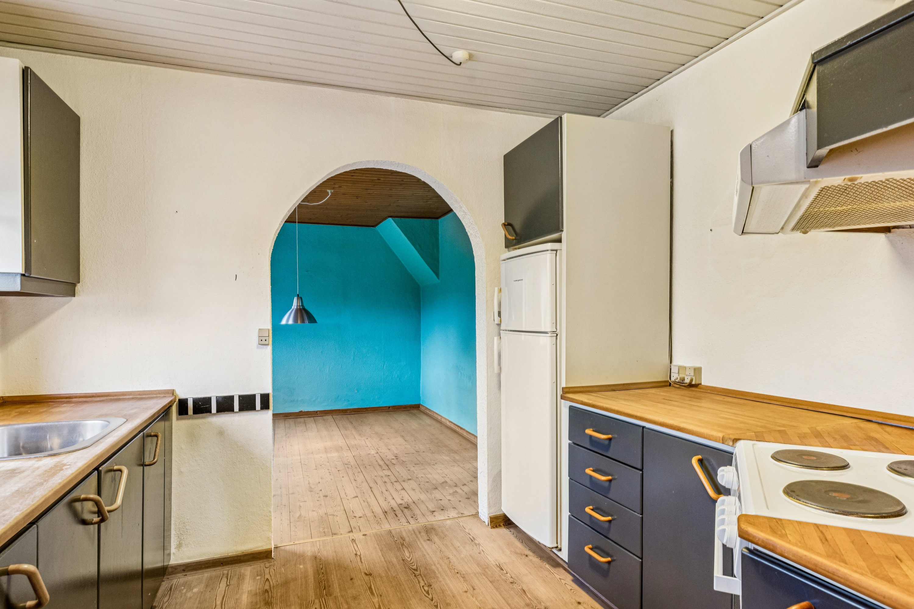 Fremhævet køkken billede i fuldskærmstilstand. Billede af Gl Færgevej 39, Alnor, 6300 Gråsten