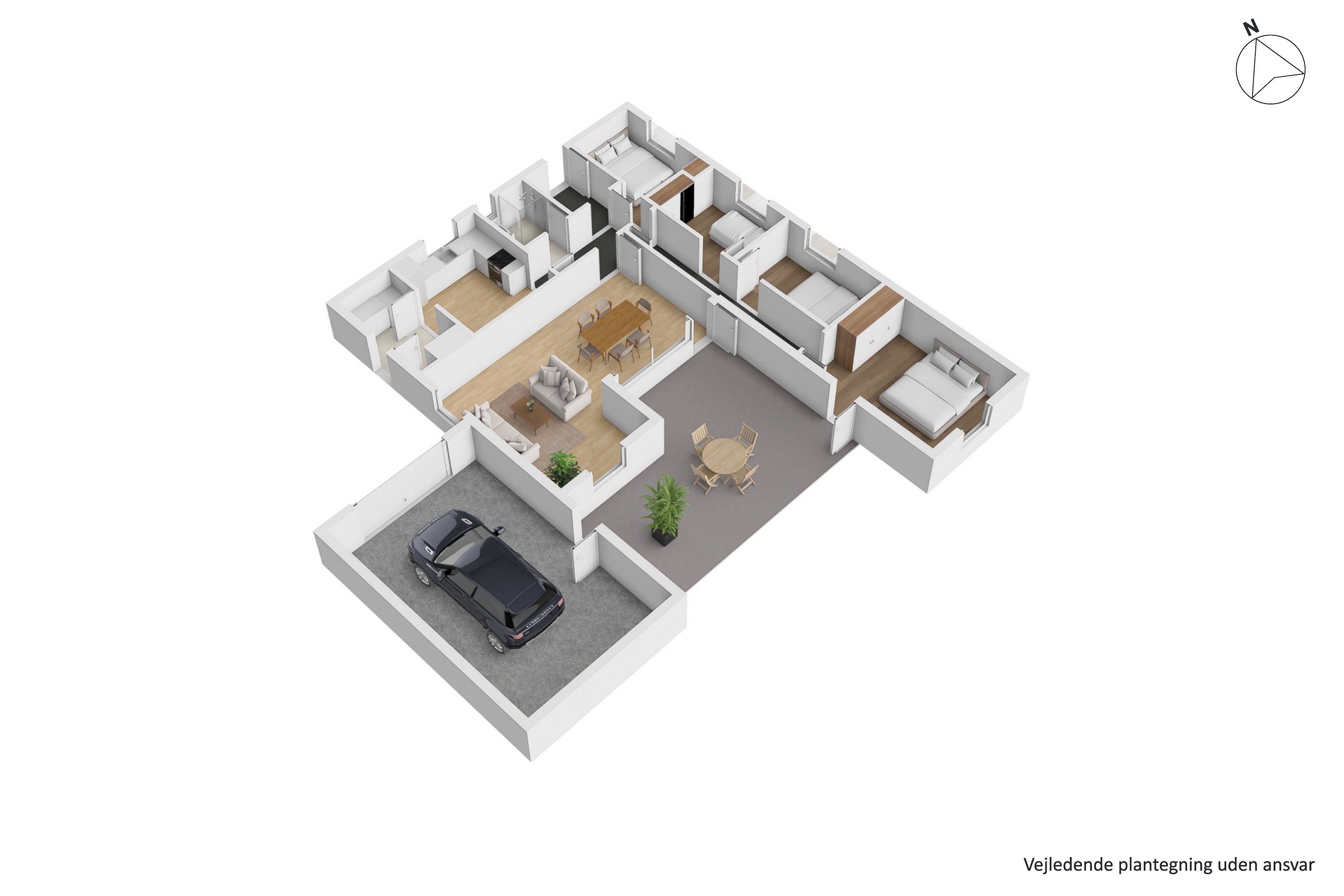 Plantegninger billede af Præstegårdsvej 14, 8722 Hedensted