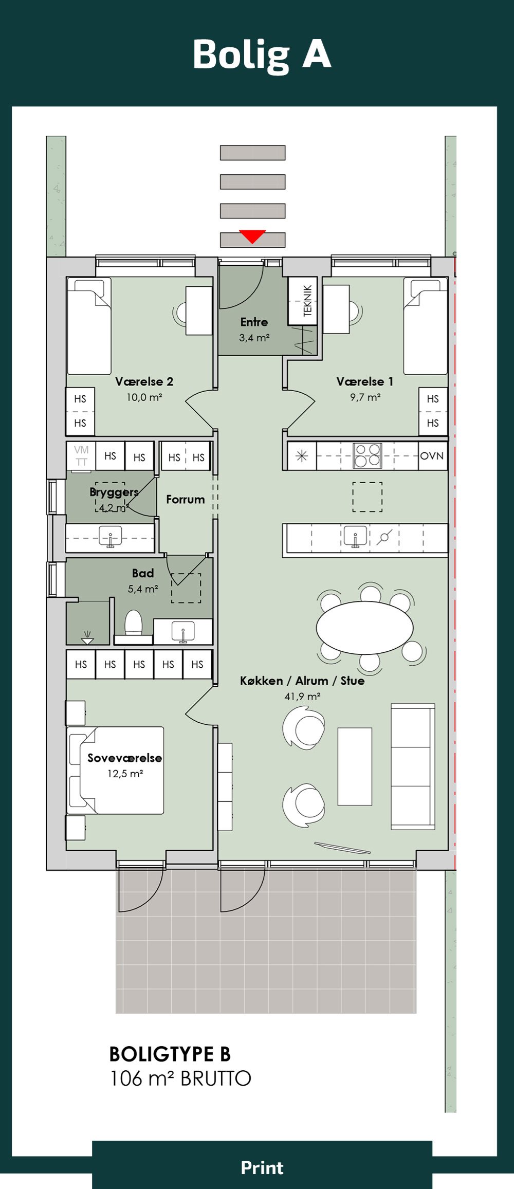 Plantegninger billede af Smedegårdvej 50B, 7500 Holstebro