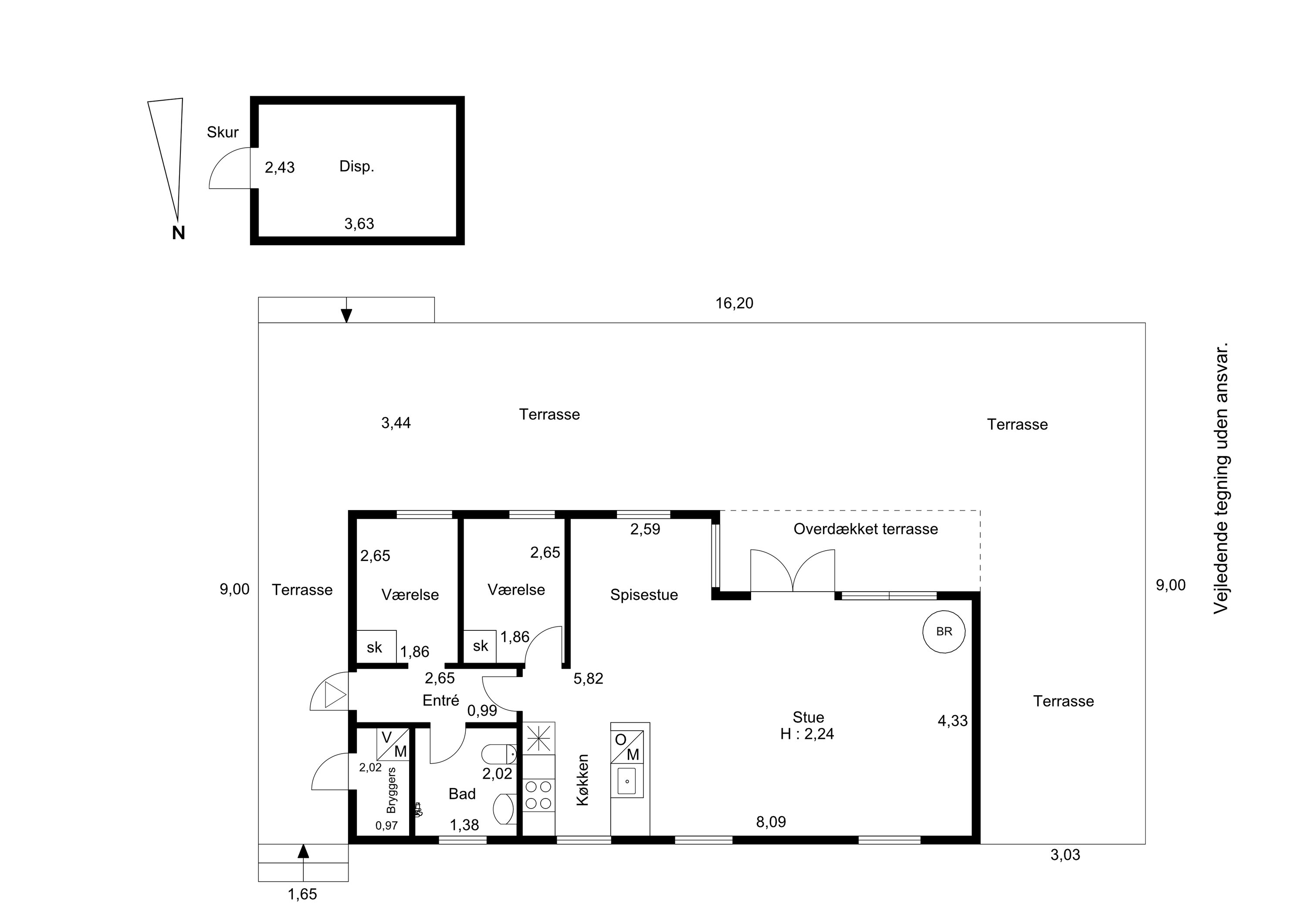 Plantegninger billede af Garderhøjen 27, 4671 Strøby