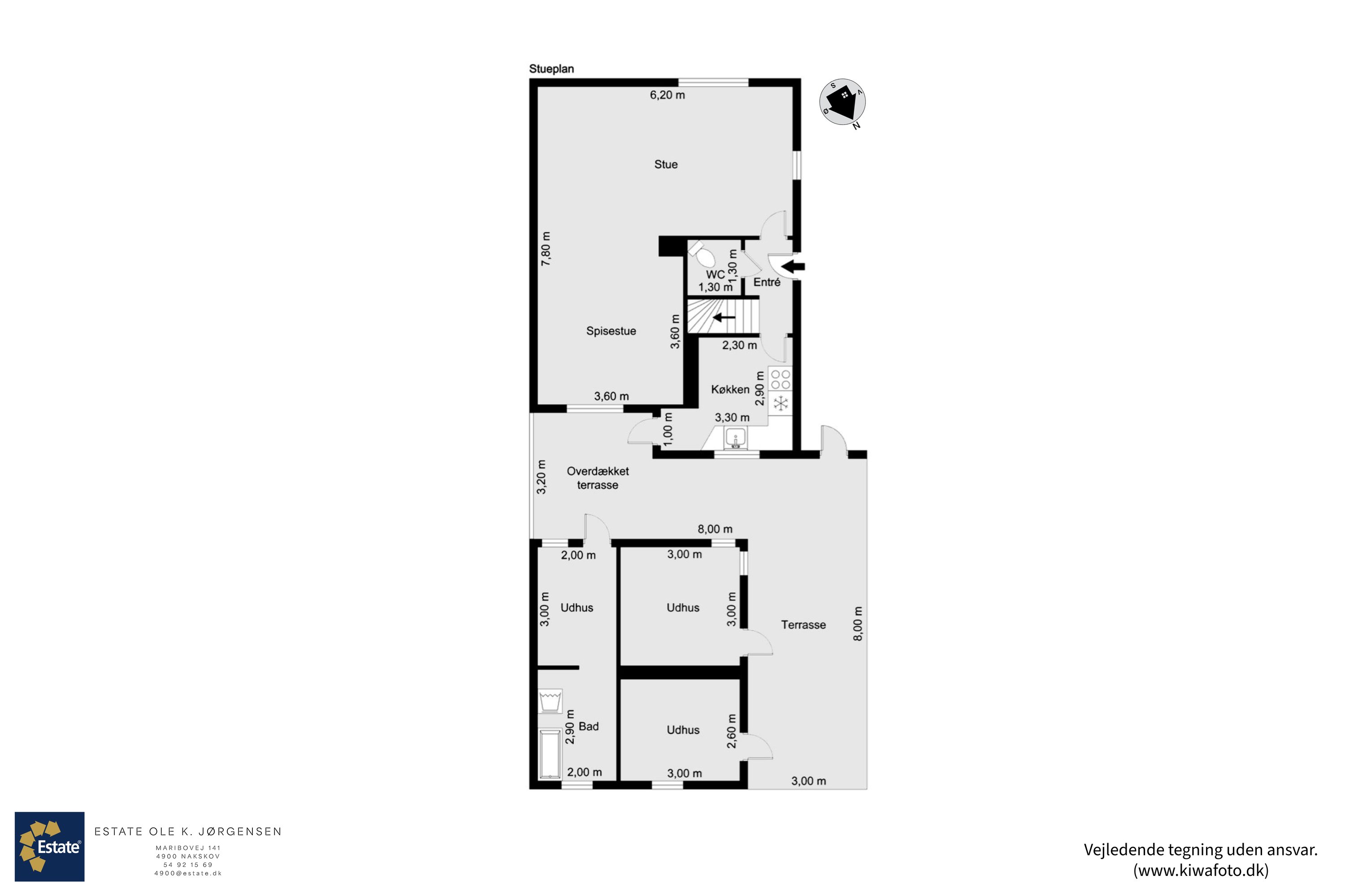 Plantegninger billede af Gedstedvej 12, 4900 Nakskov