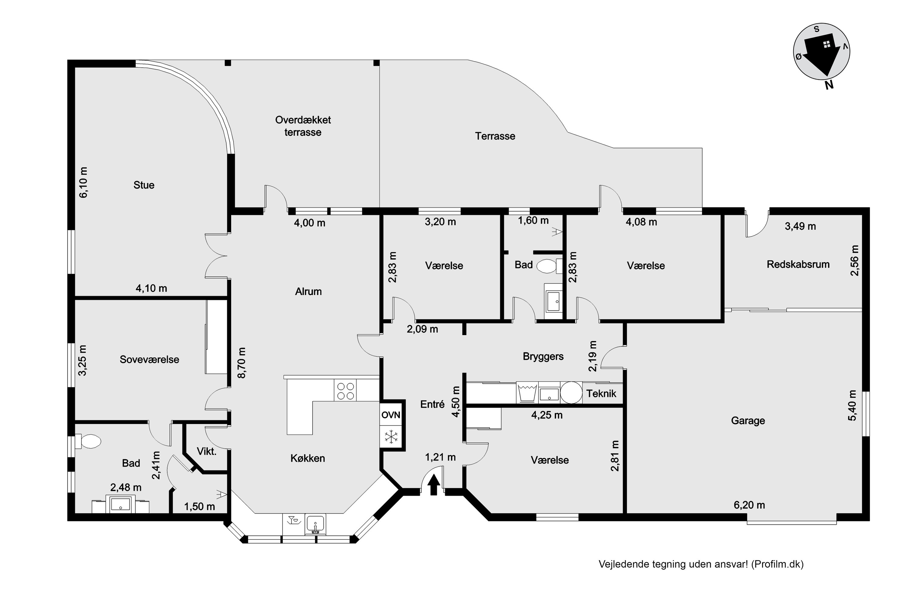 Plantegninger billede af Hyldevej 9, 7570 Vemb