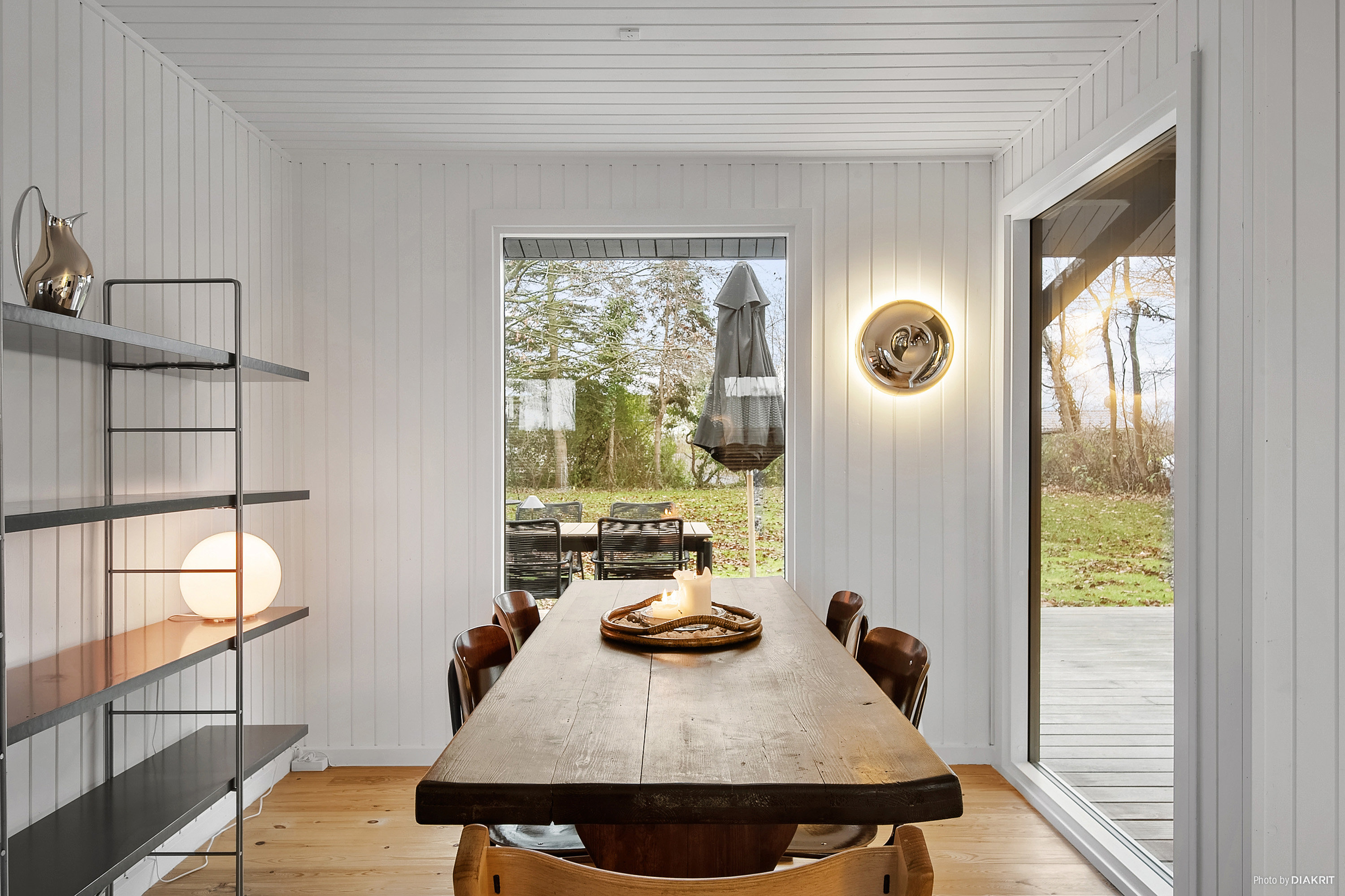 Fremhævet spisestue billede i fuldskærmstilstand. Billede af Garderhøjen 27, 4671 Strøby