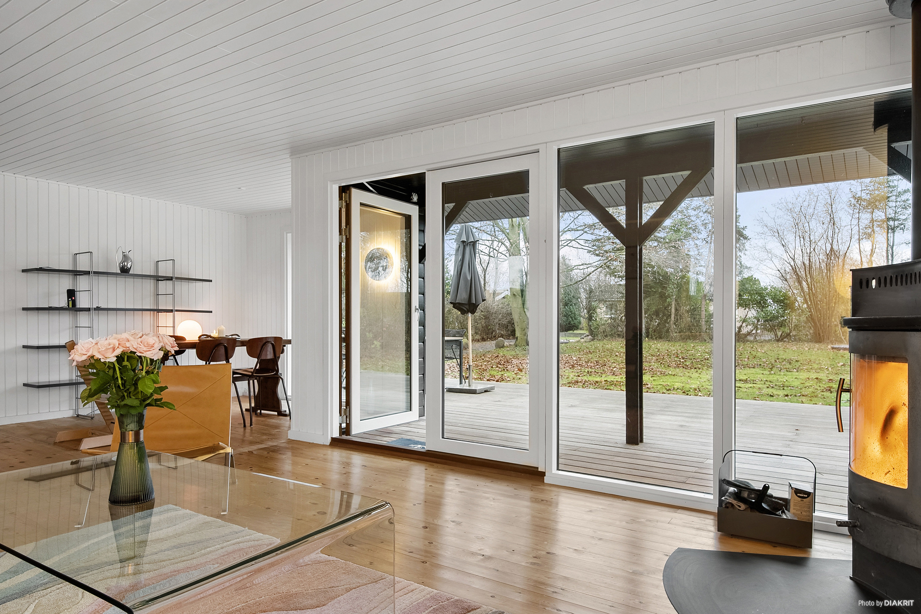 Fremhævet stue billede i fuldskærmstilstand. Billede af Garderhøjen 27, 4671 Strøby