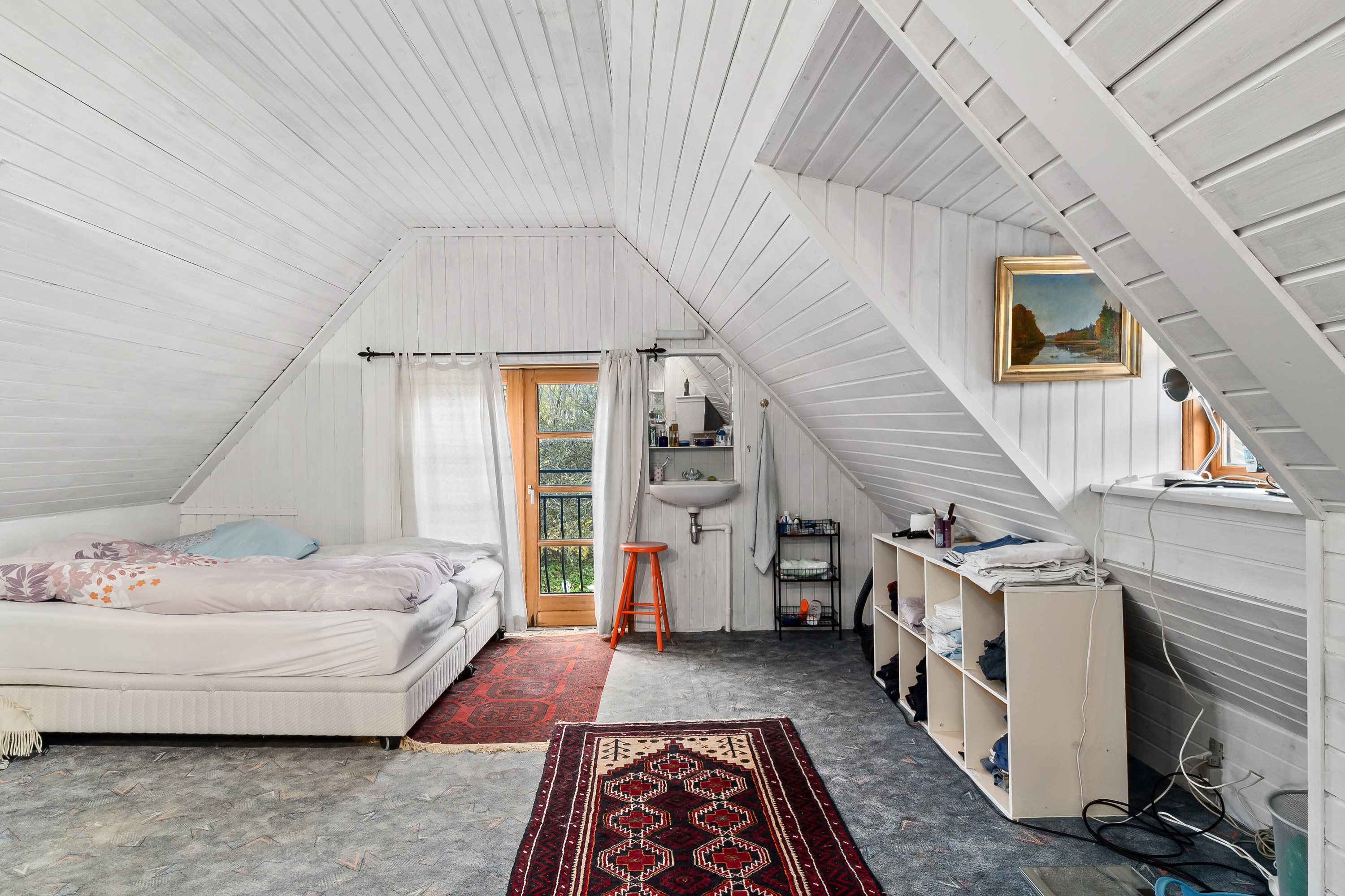 Fremhævet soveværelse billede i fuldskærmstilstand. Billede af Farvergårdsvej 17, 3210 Vejby