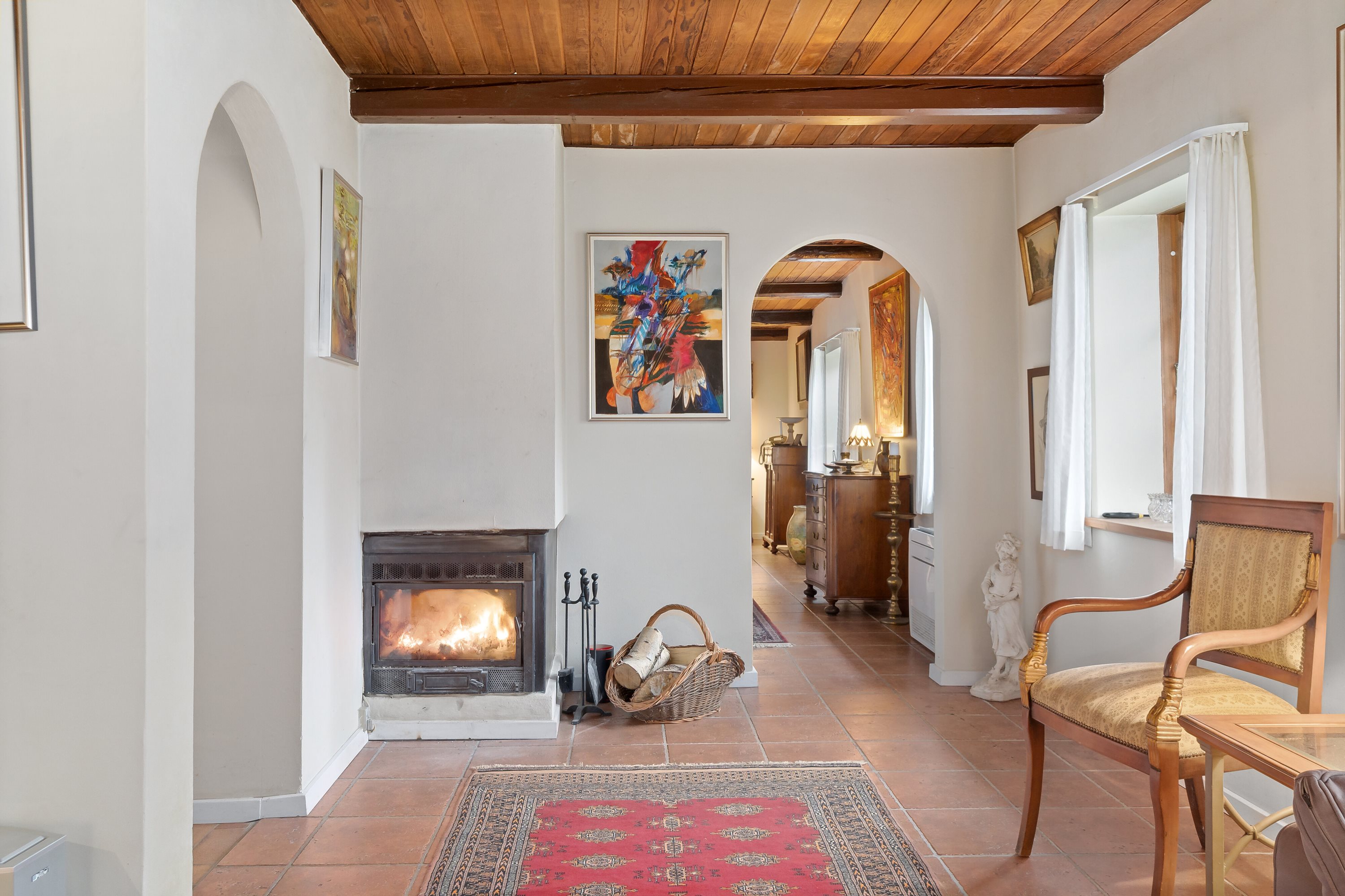 Fremhævet stue billede i fuldskærmstilstand. Billede af Farvergårdsvej 17, 3210 Vejby