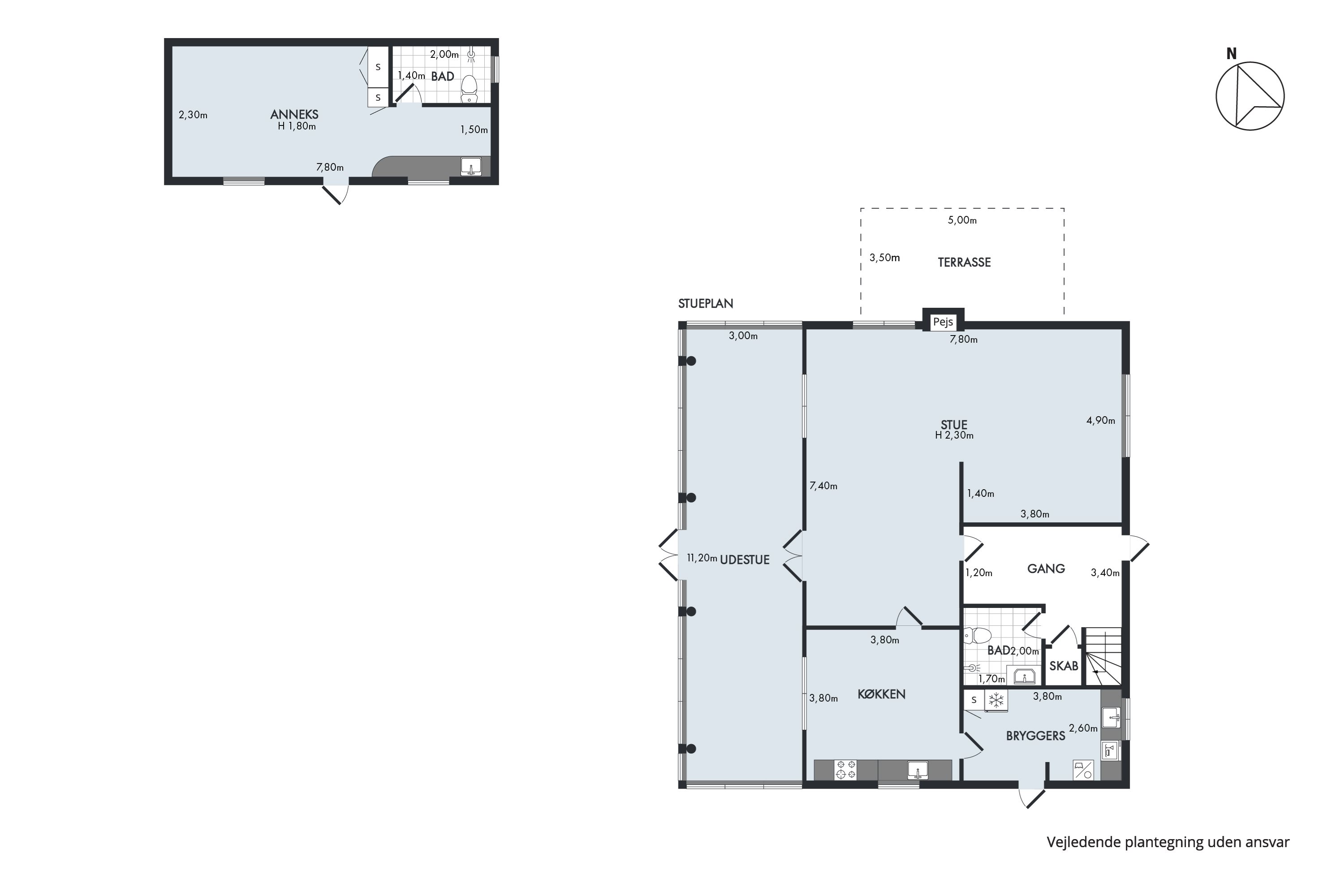 Plantegninger billede af Gårdenes Vej 1, Vesterø, 9940 Læsø