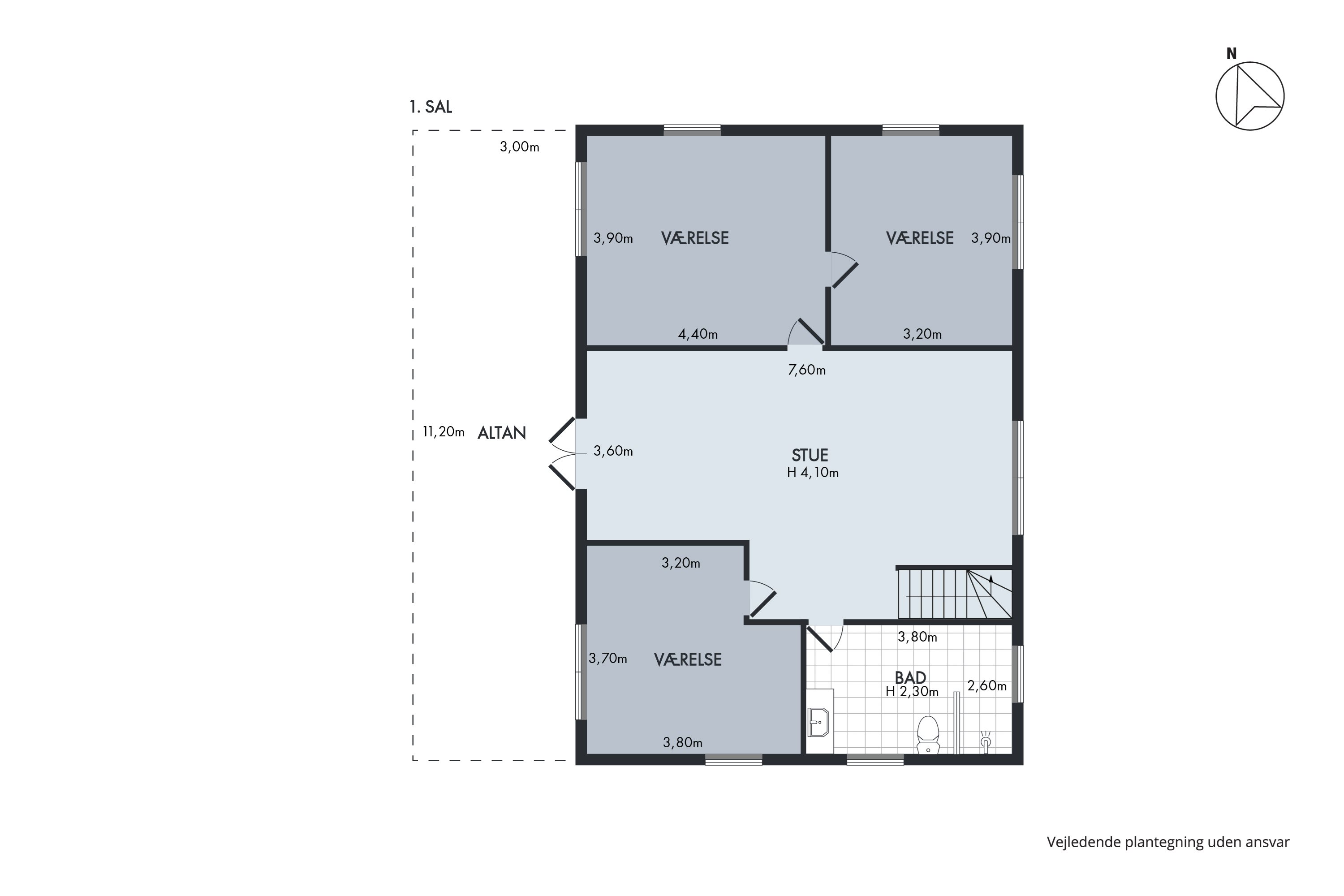 Plantegninger billede af Gårdenes Vej 1, Vesterø, 9940 Læsø