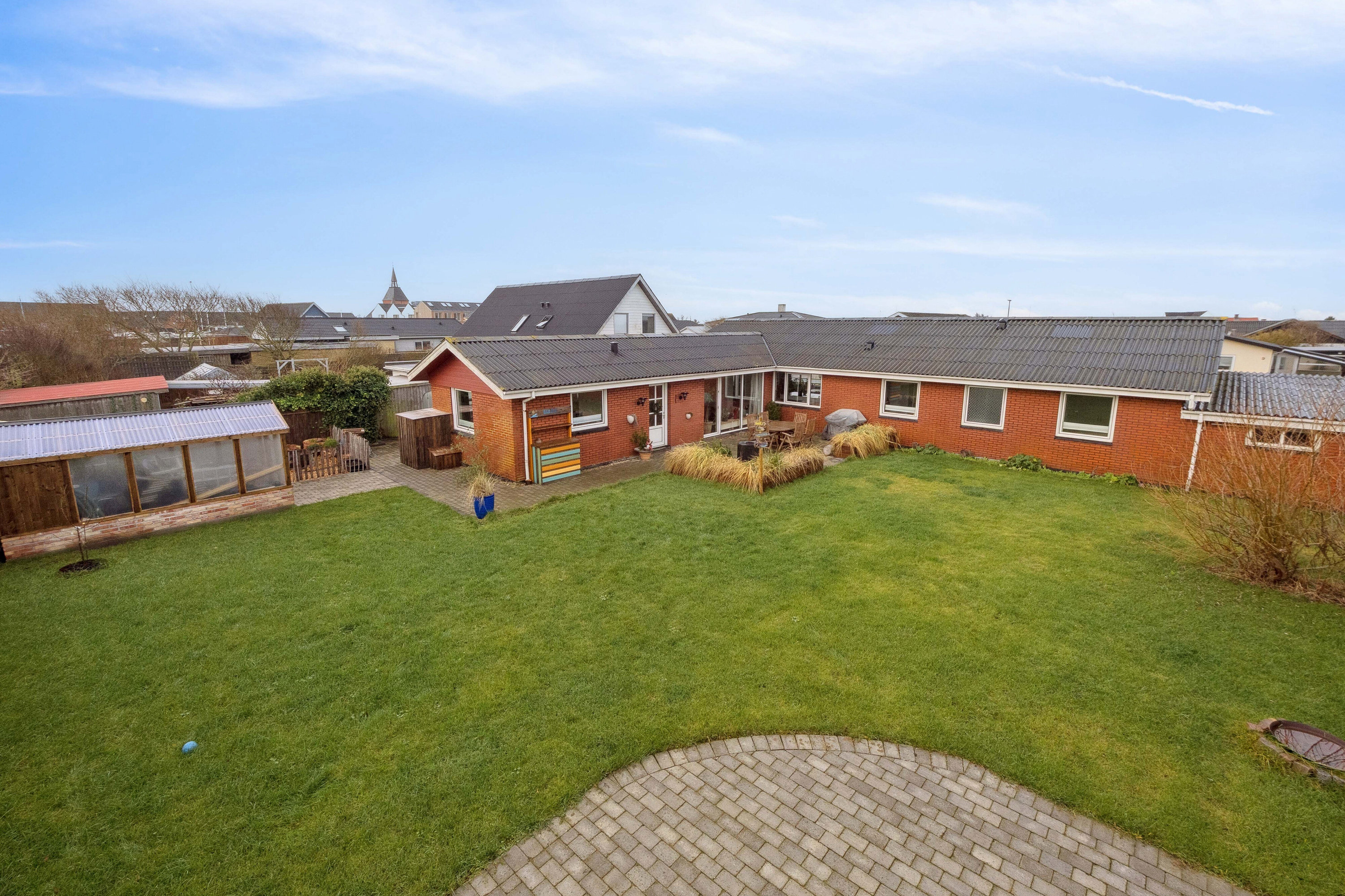 Fremhævet luftfoto billede i fuldskærmstilstand. Billede af Grønkærvej 10, Vorupør, 7700 Thisted