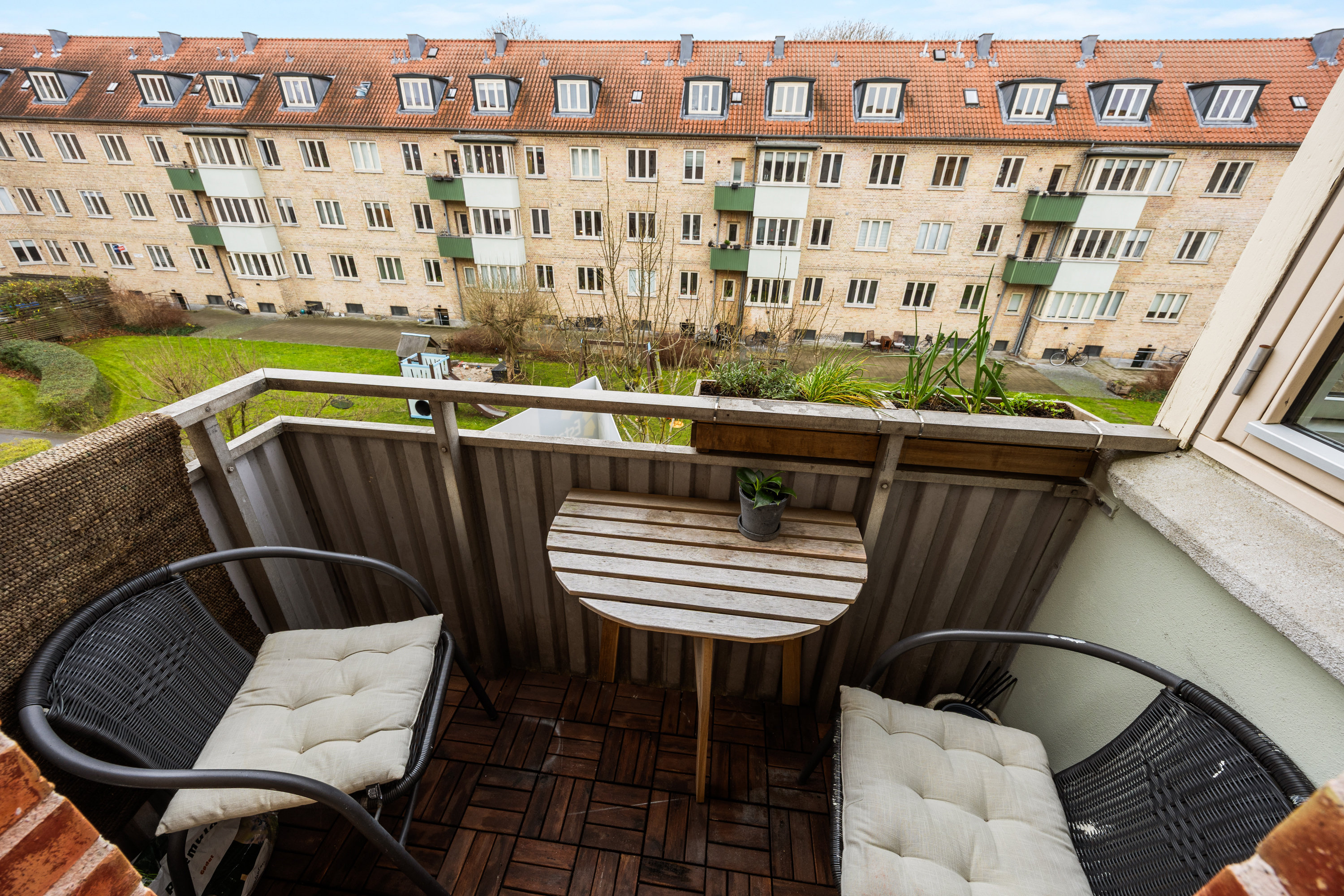 Fremhævet altan billede i fuldskærmstilstand. Billede af Offenbachsvej 25, 2. mf., 2450 København SV