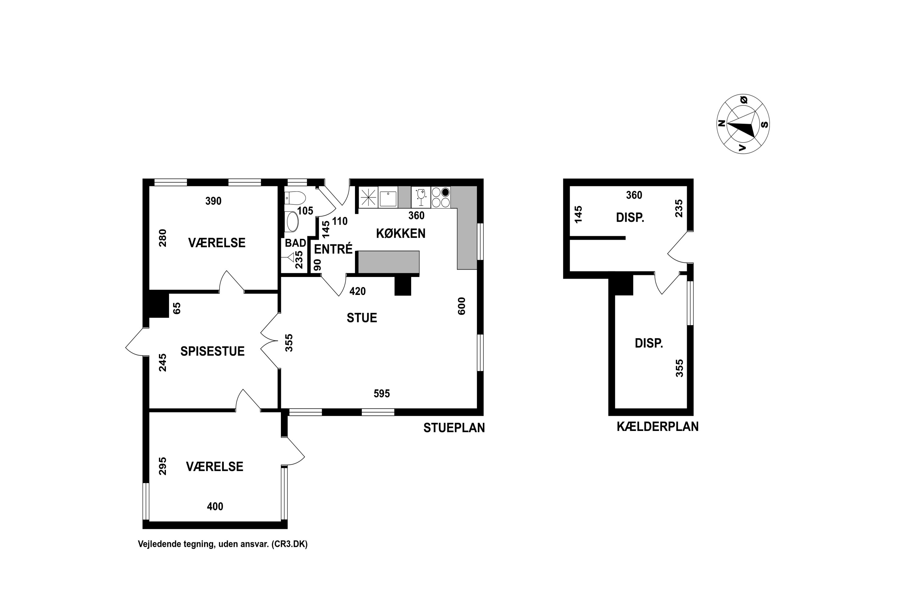 Plantegninger billede af Drosselvej 6, 3000 Helsingør