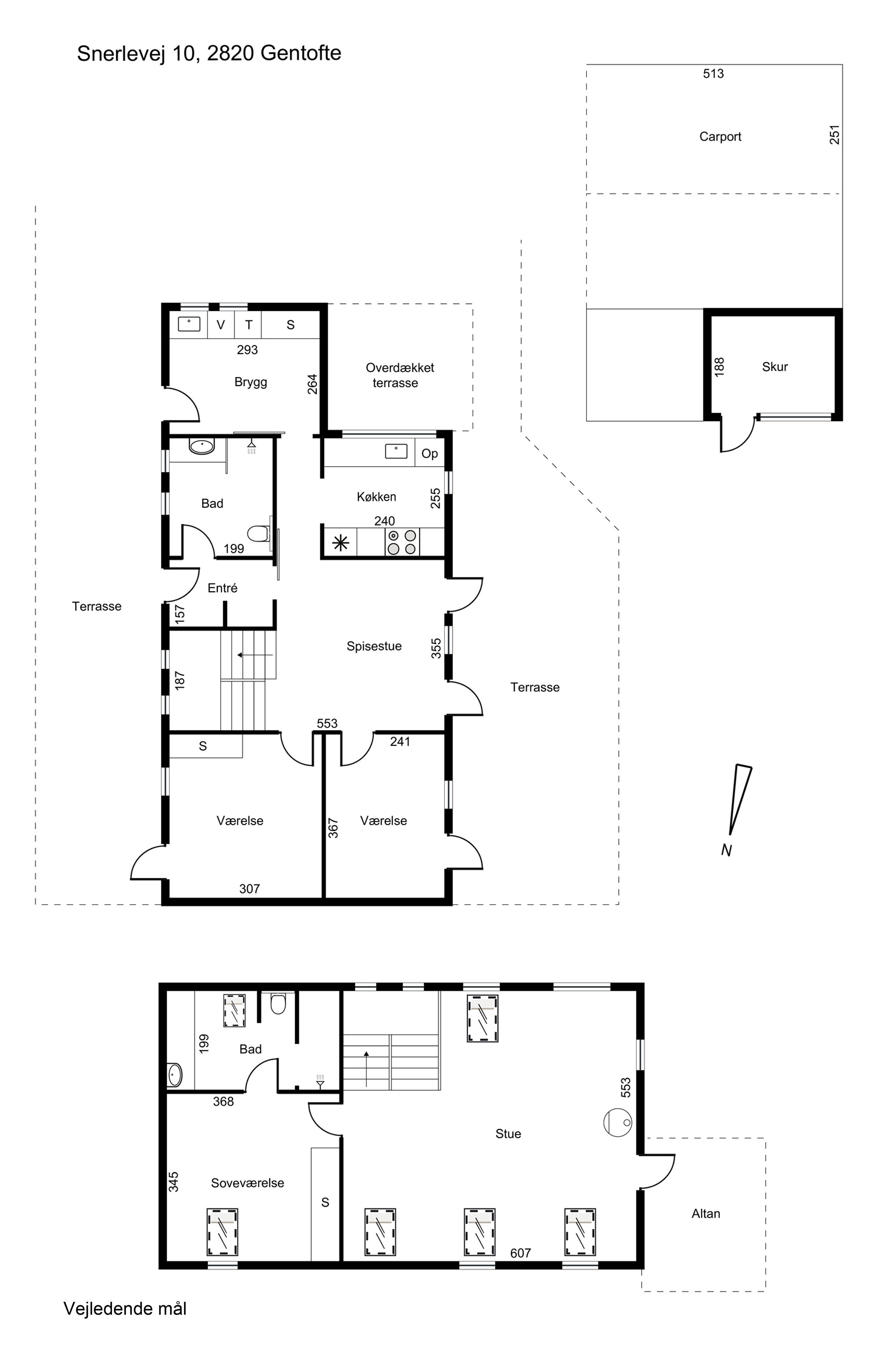 Plantegninger billede af Snerlevej 10, 2820 Gentofte