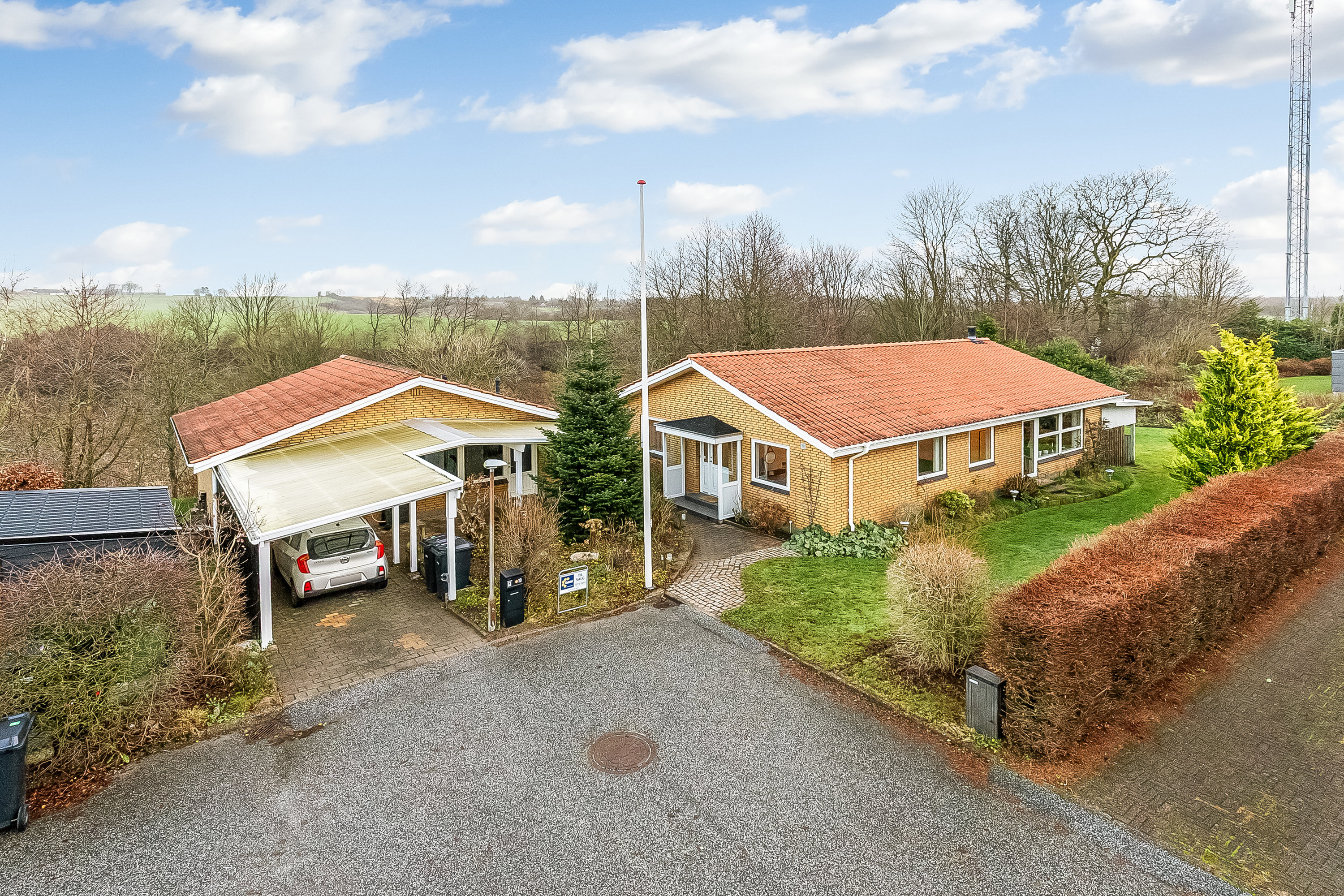 Villa: Mastefoto på Aakjærvænget 10, 7100 Vejle