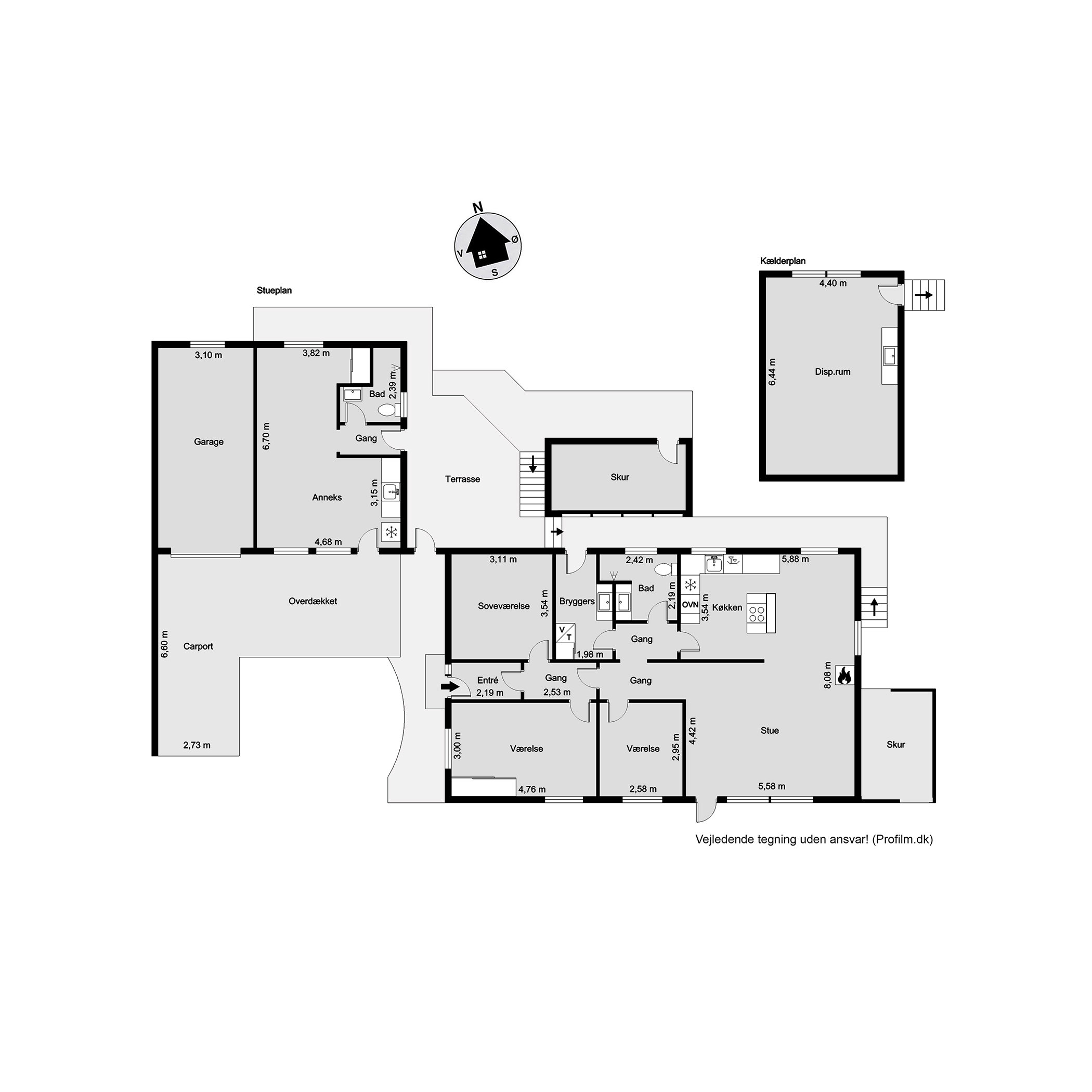 Plantegninger billede af Aakjærvænget 10, 7100 Vejle