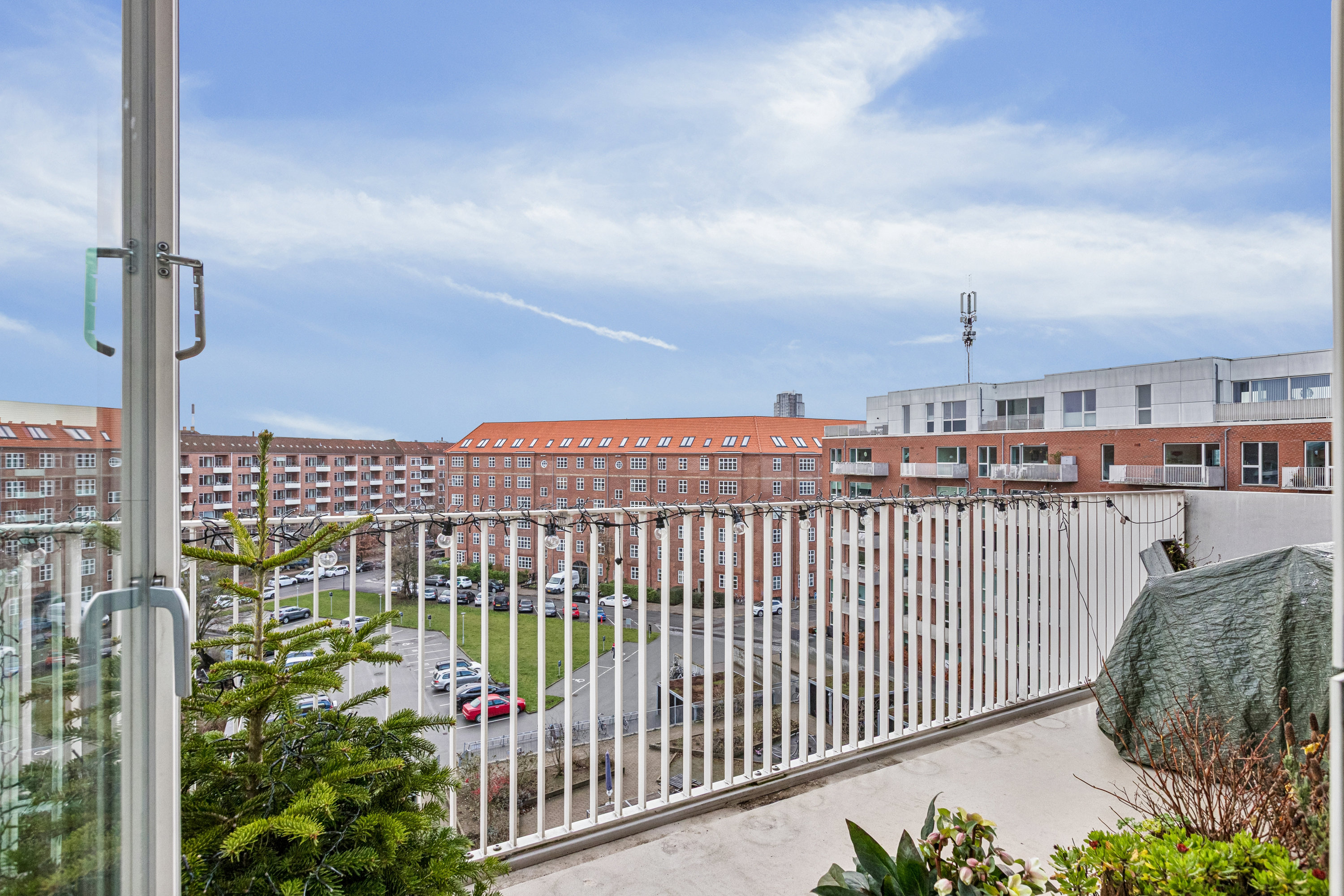 Fremhævet terrasse billede i fuldskærmstilstand. Billede af Markmandsgade 27, 5. th., 2300 København S