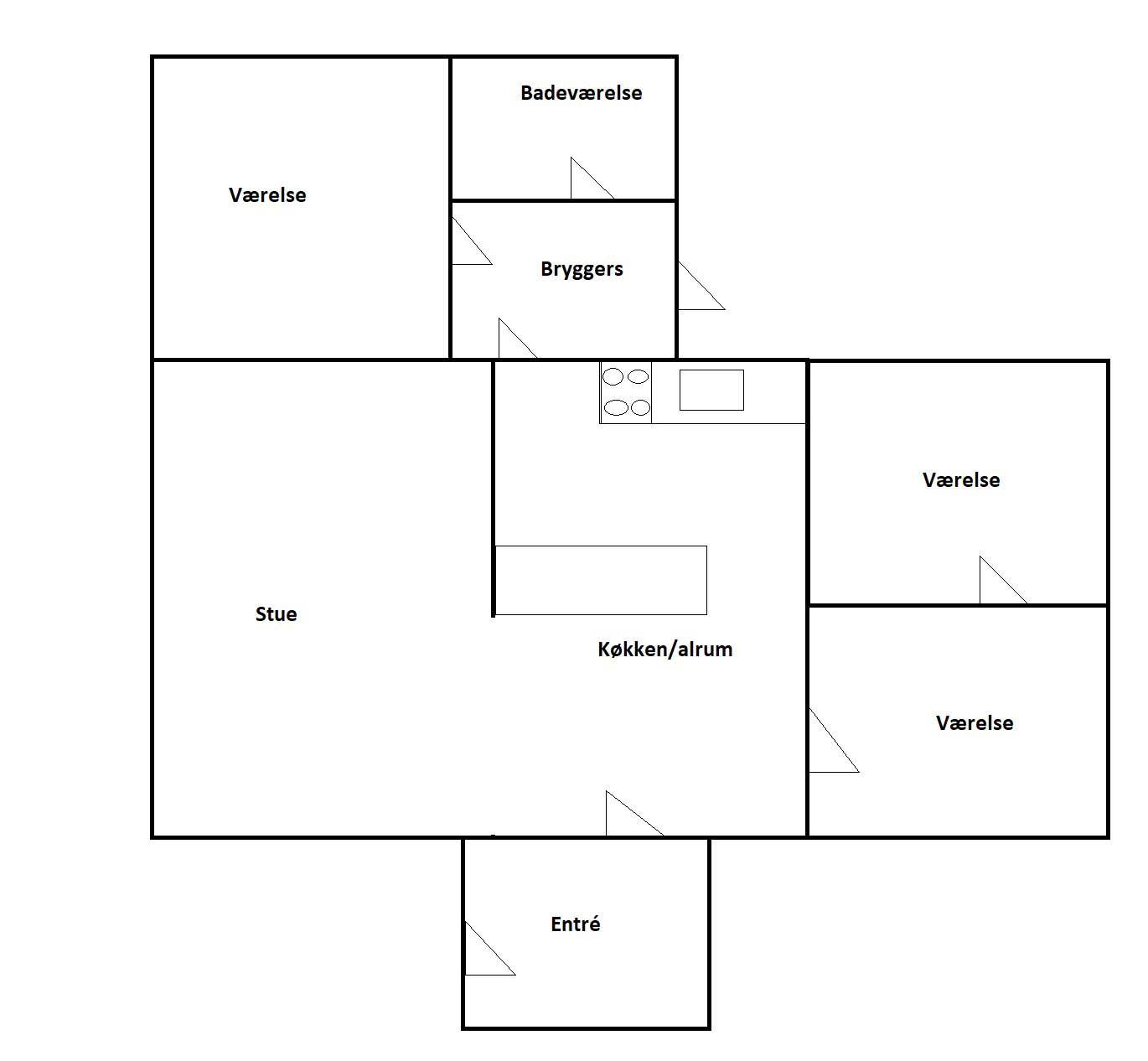 Plantegninger billede af Sognefogedvej 1, V. Åby, 5600 Faaborg