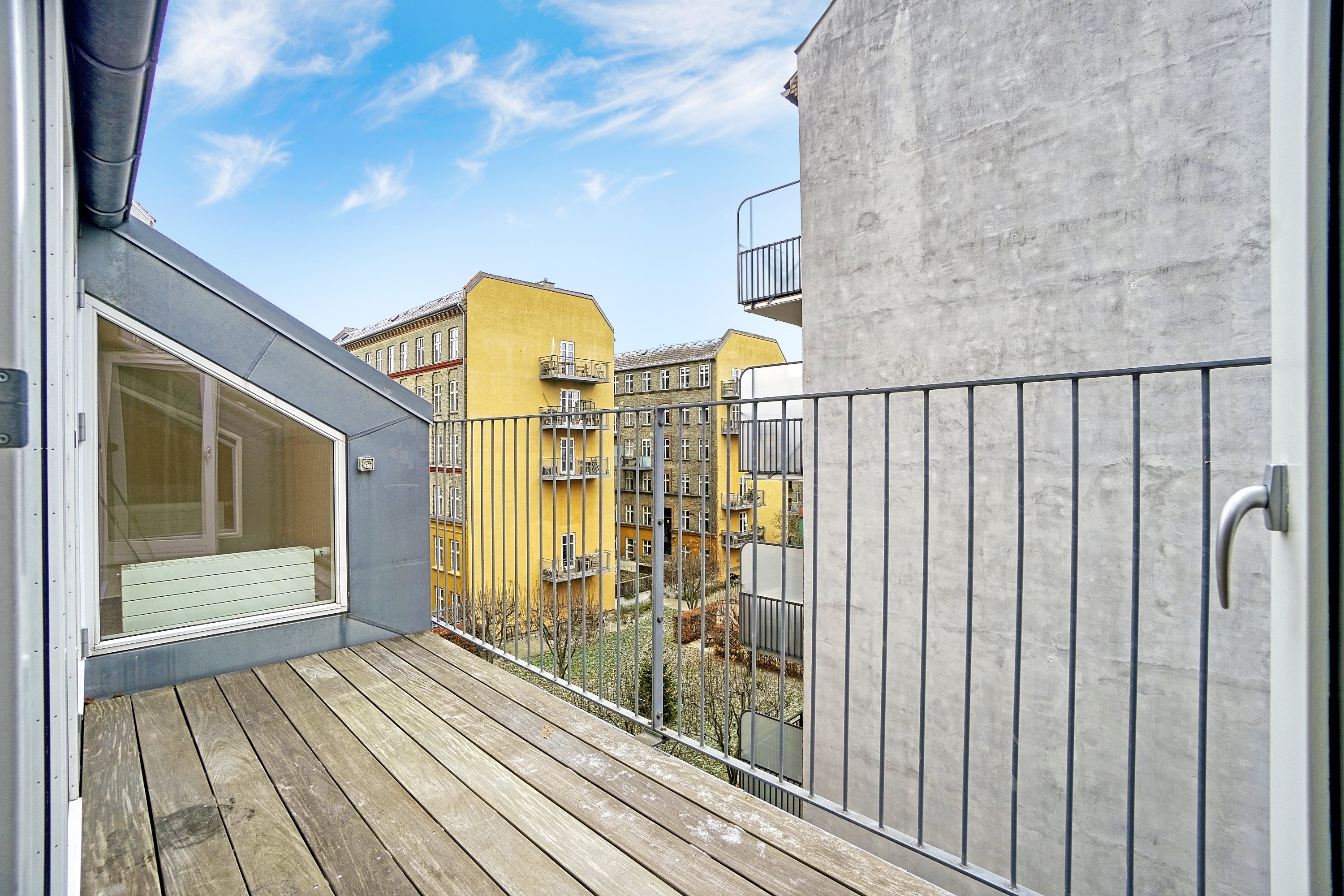 Miniaturebillede 1: altan. Billede af Viborggade 59A, 3., 2100 København Ø